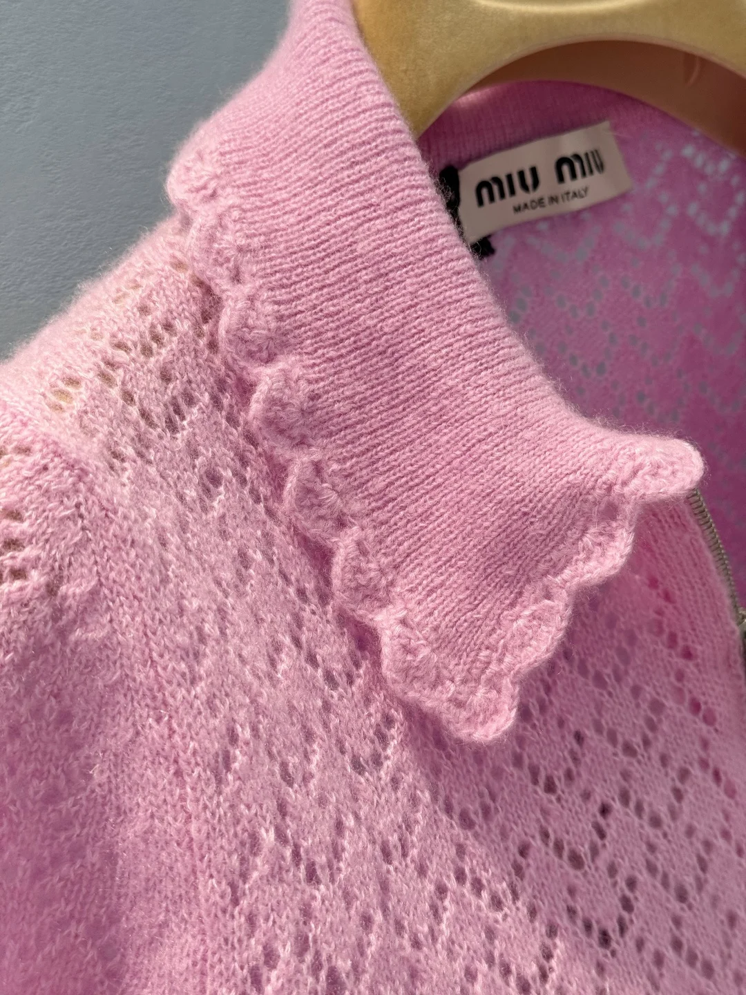 MIU MIU Sweaters Pink-White S-L B80202609062290 - Image 7