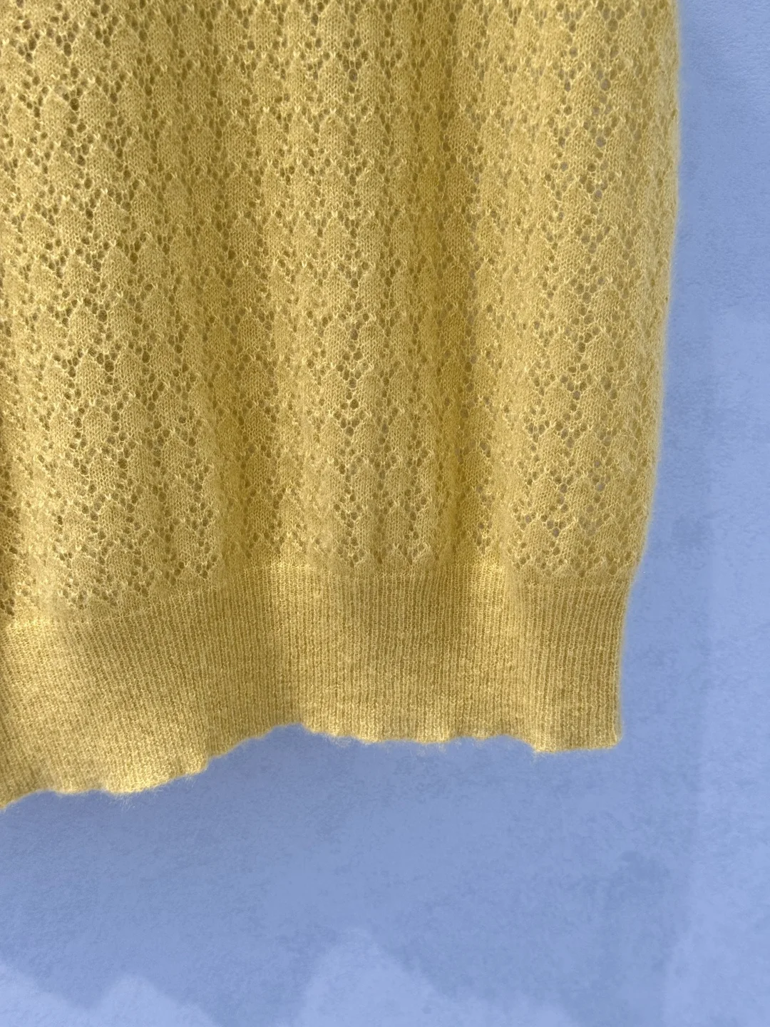 MIU MIU Sweaters Silk Cashmere Blend Yellow-White S-M-L B70202609062289 - Image 7
