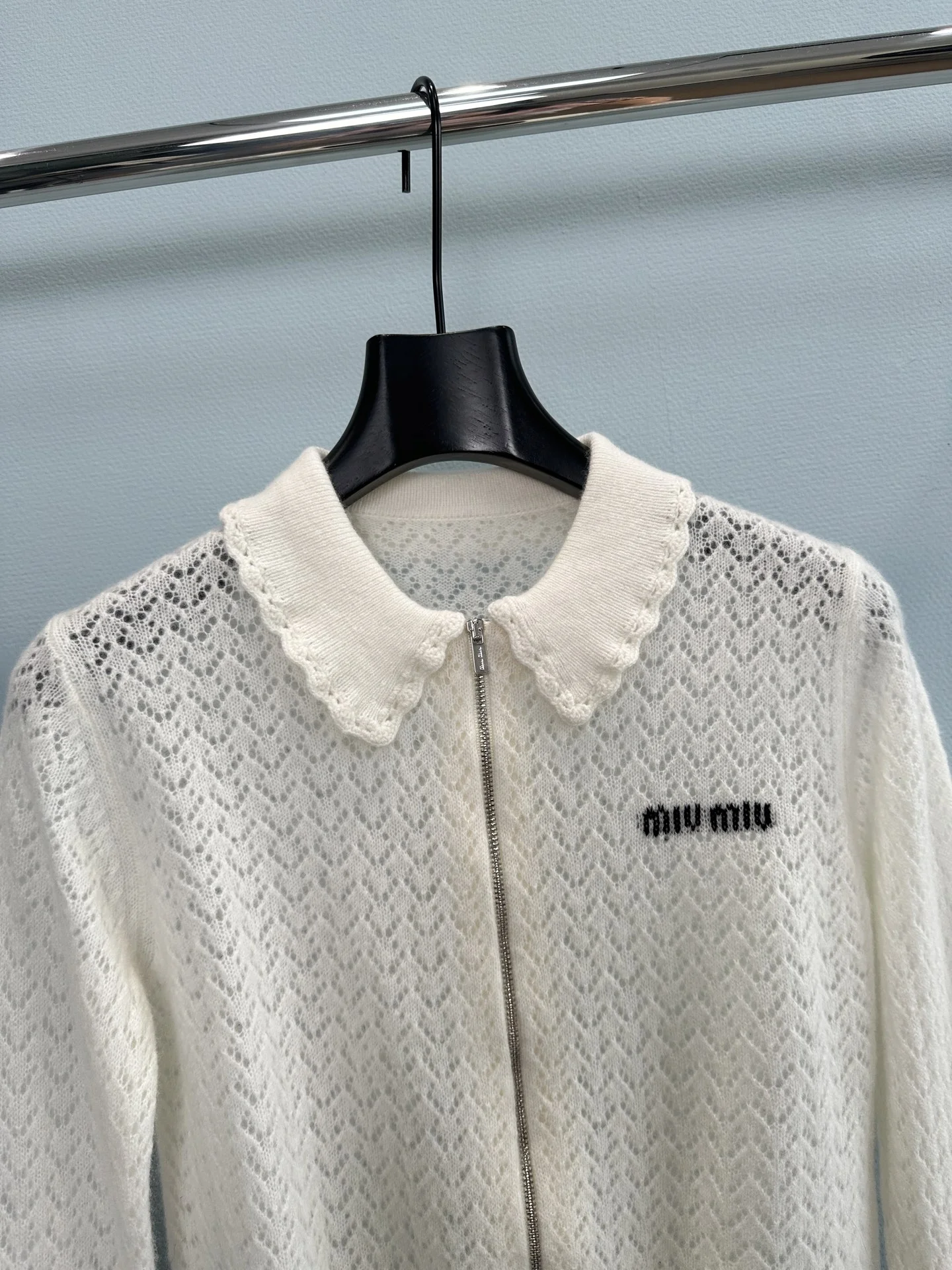 MIU MIU Sweaters White-Black S-L B80202609060315 - Image 3