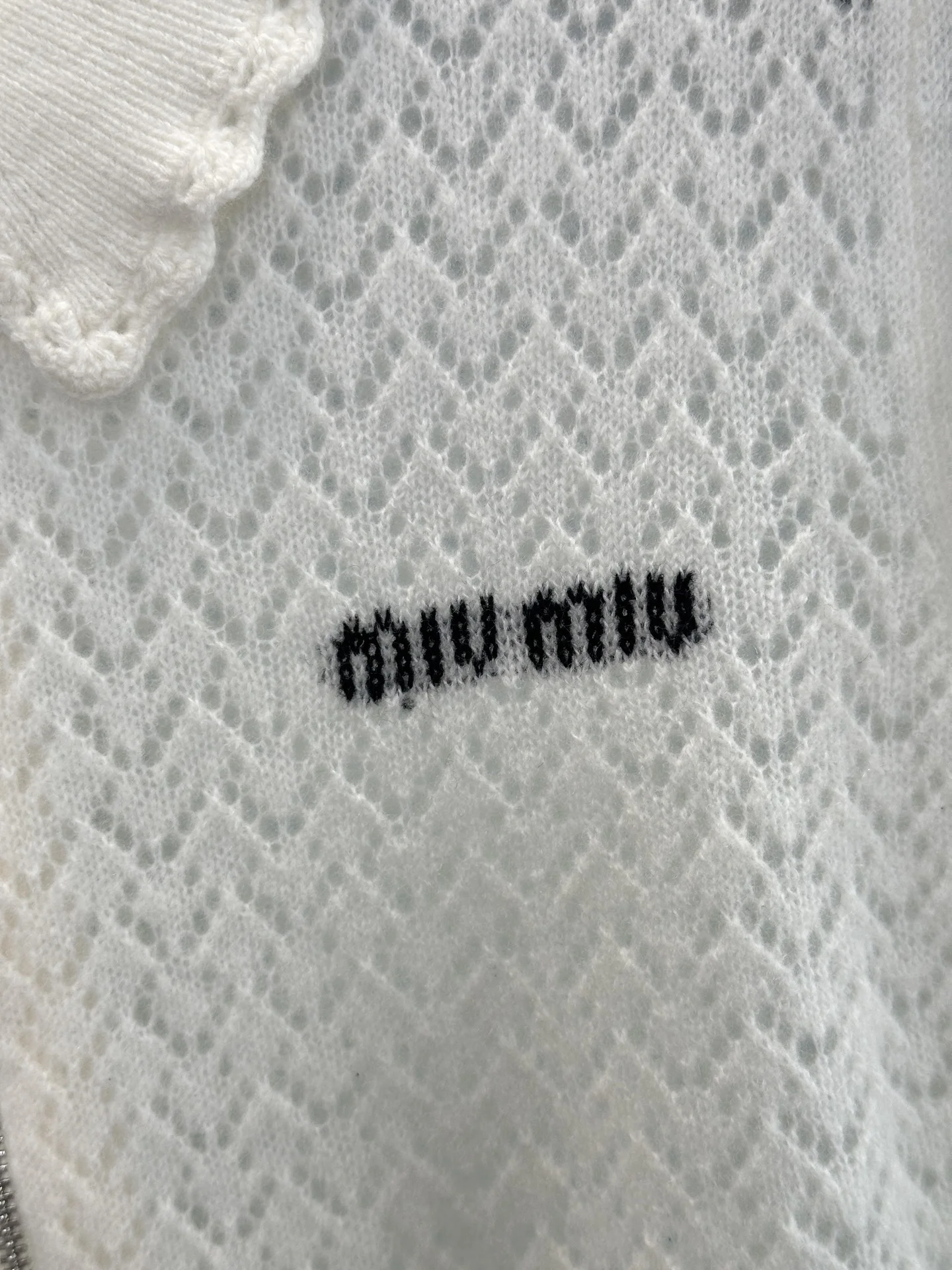 MIU MIU Sweaters White-Black S-L B80202609060315 - Image 6