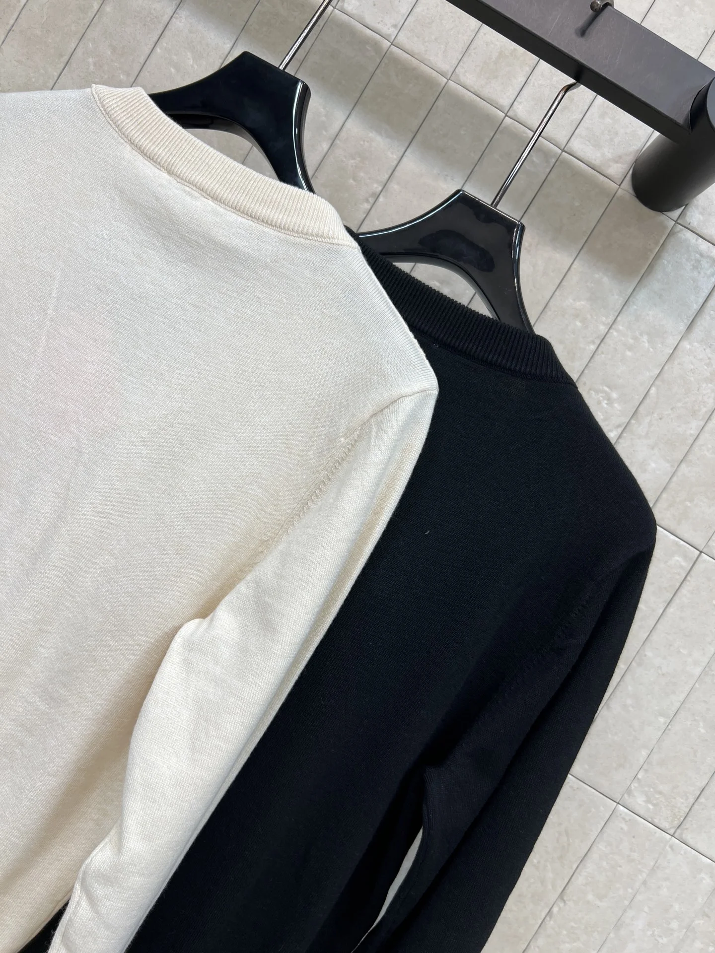 MIU MIU Sweaters Wool Cream-Black S-M-L B05202609062480 - Image 8