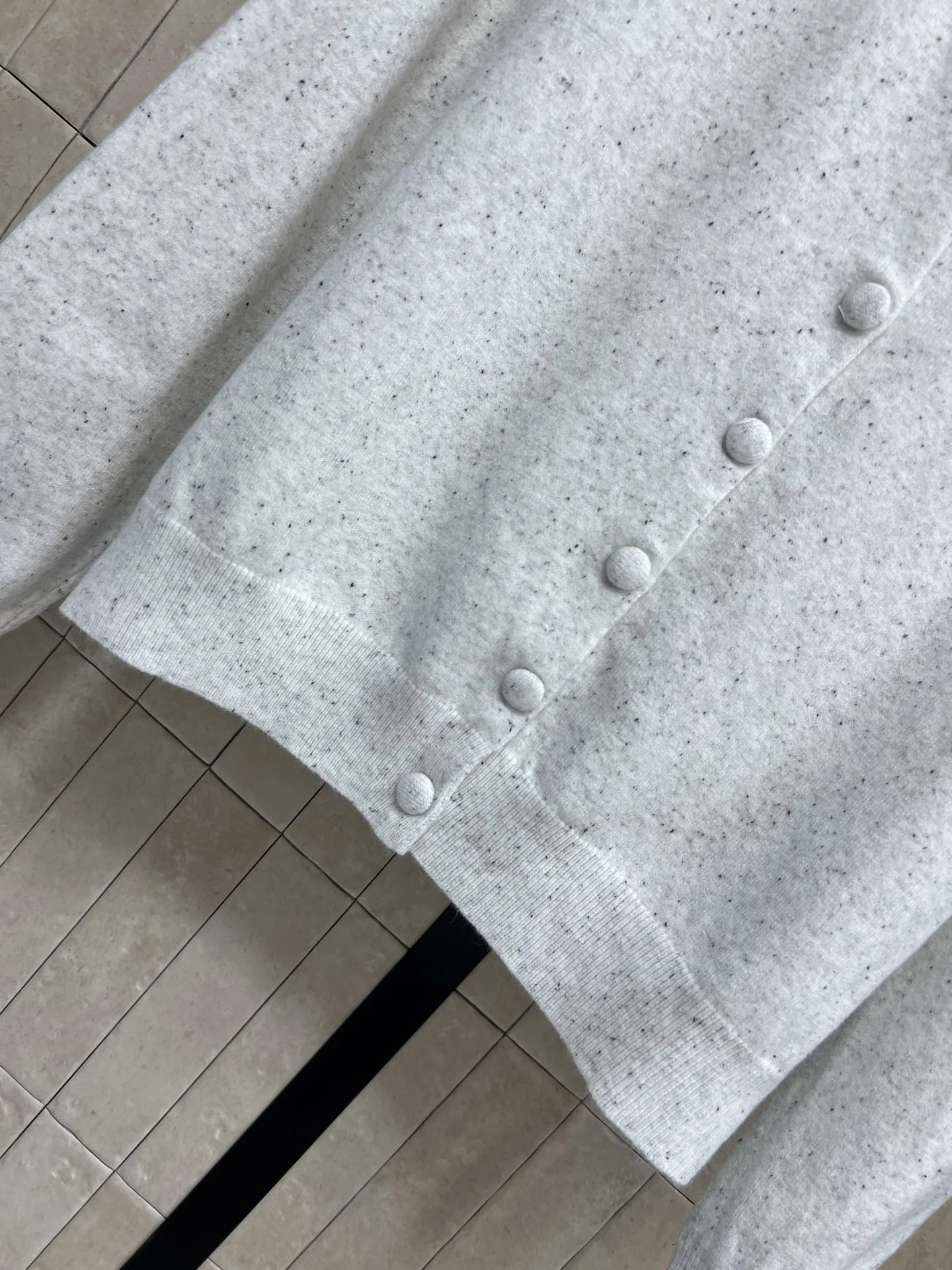 MIU MIU Sweaters Wool White-Navy S-M-L A90202609062492 - Image 3