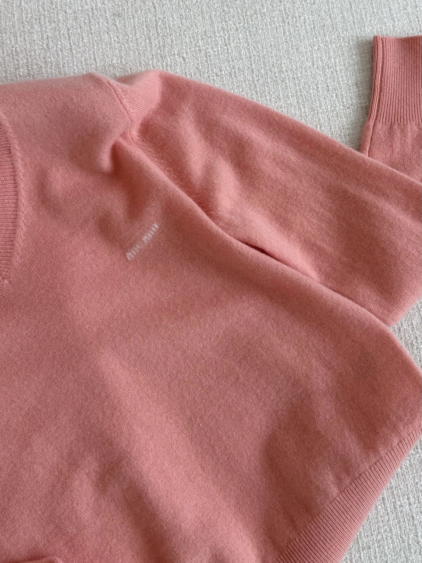 MIU MIU Sweaters Wool Yellow-Pink S-L B25202609061039 - Image 6