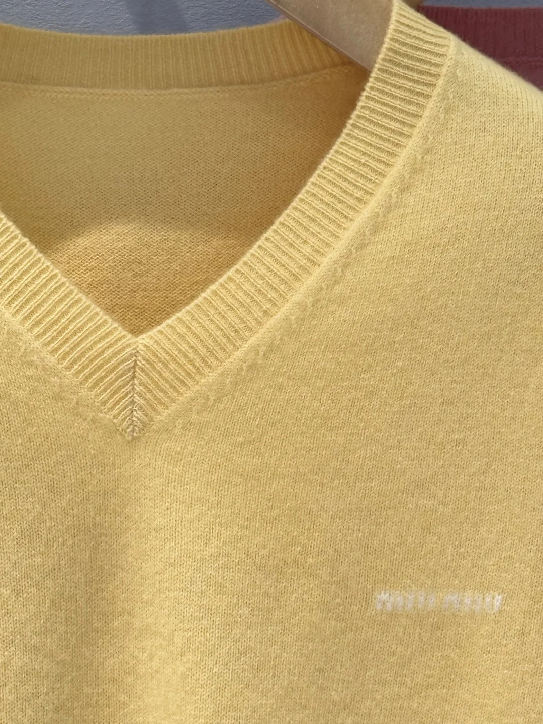 MIU MIU Sweaters Wool Yellow S-L B40202609060377 - Image 6