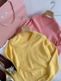 MIU MIU Sweaters Yellow-Pink S-L B25202609061040
