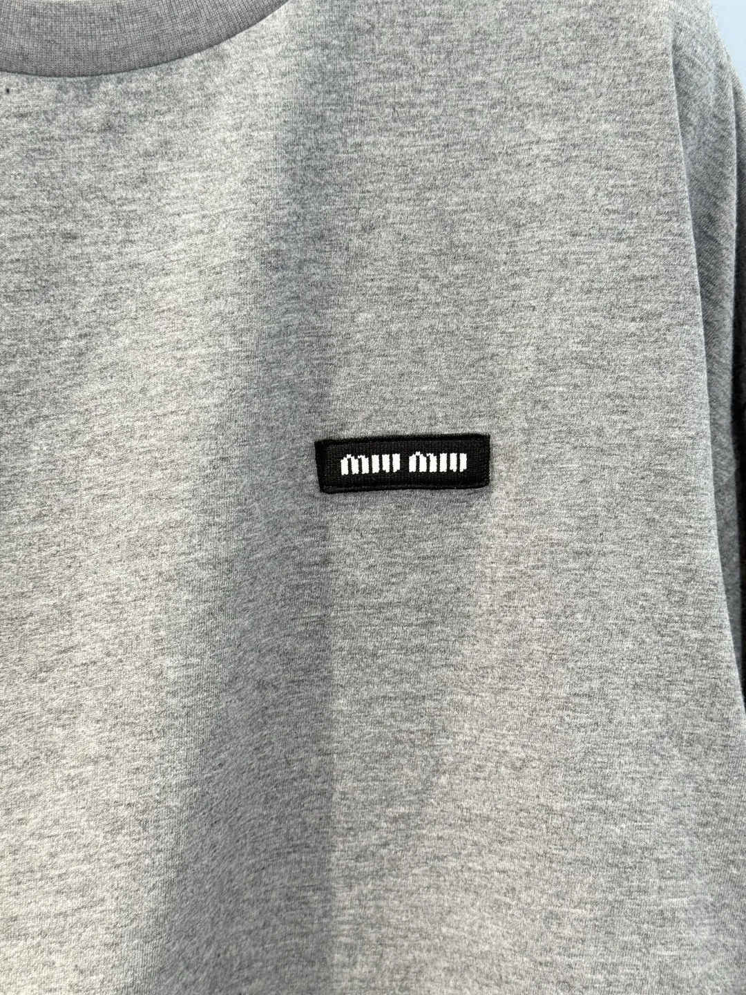 MIU MIU T-shirts Cotton Gray-Pink S_M_L B30202609062287 - Image 5