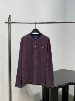 MIU MIU T-shirts Purple-Navy S-L A80202609062965