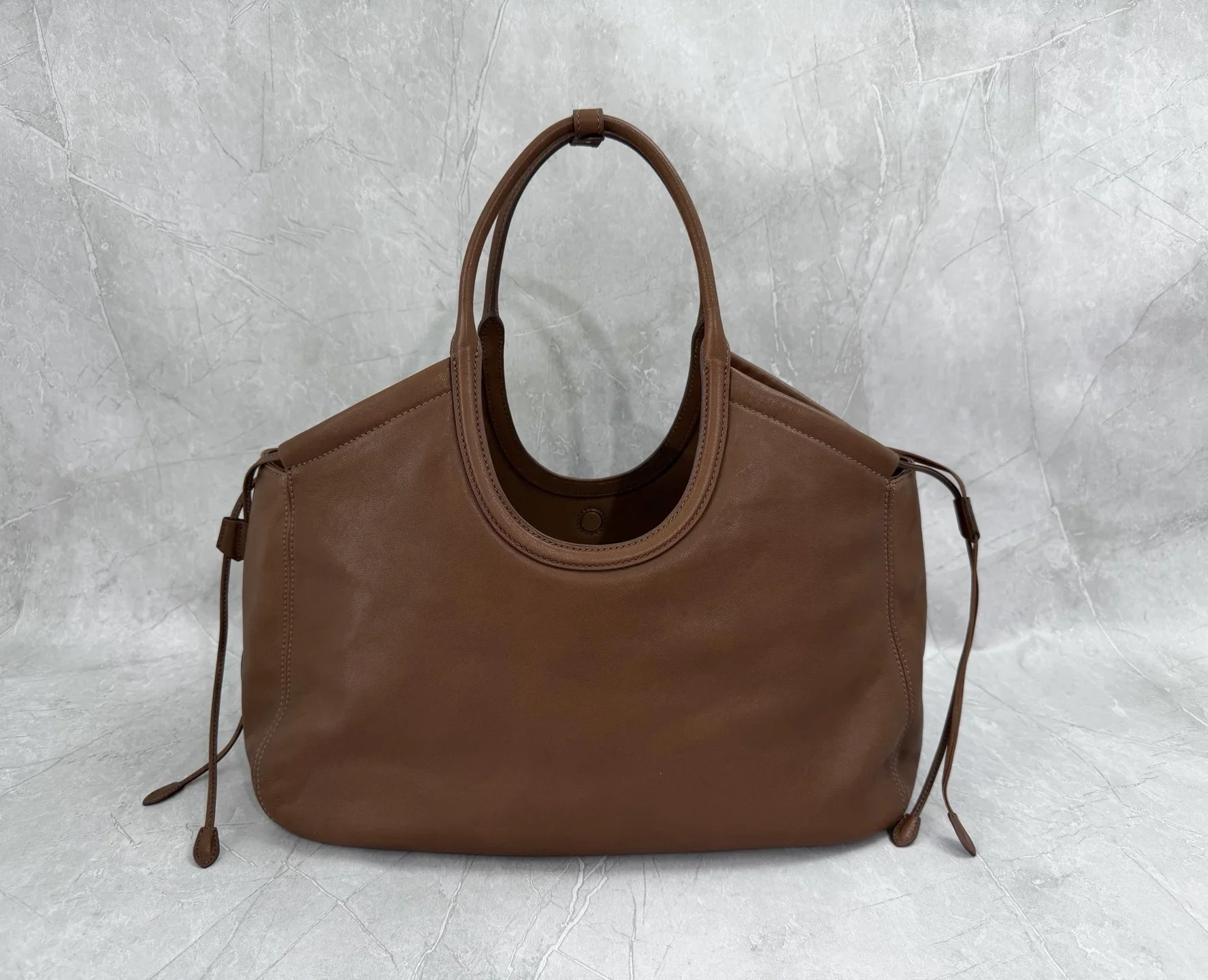 MIU MIU Totes Bags Nappa Leather Brown 40X30X15CM I00202609090395 - Image 2