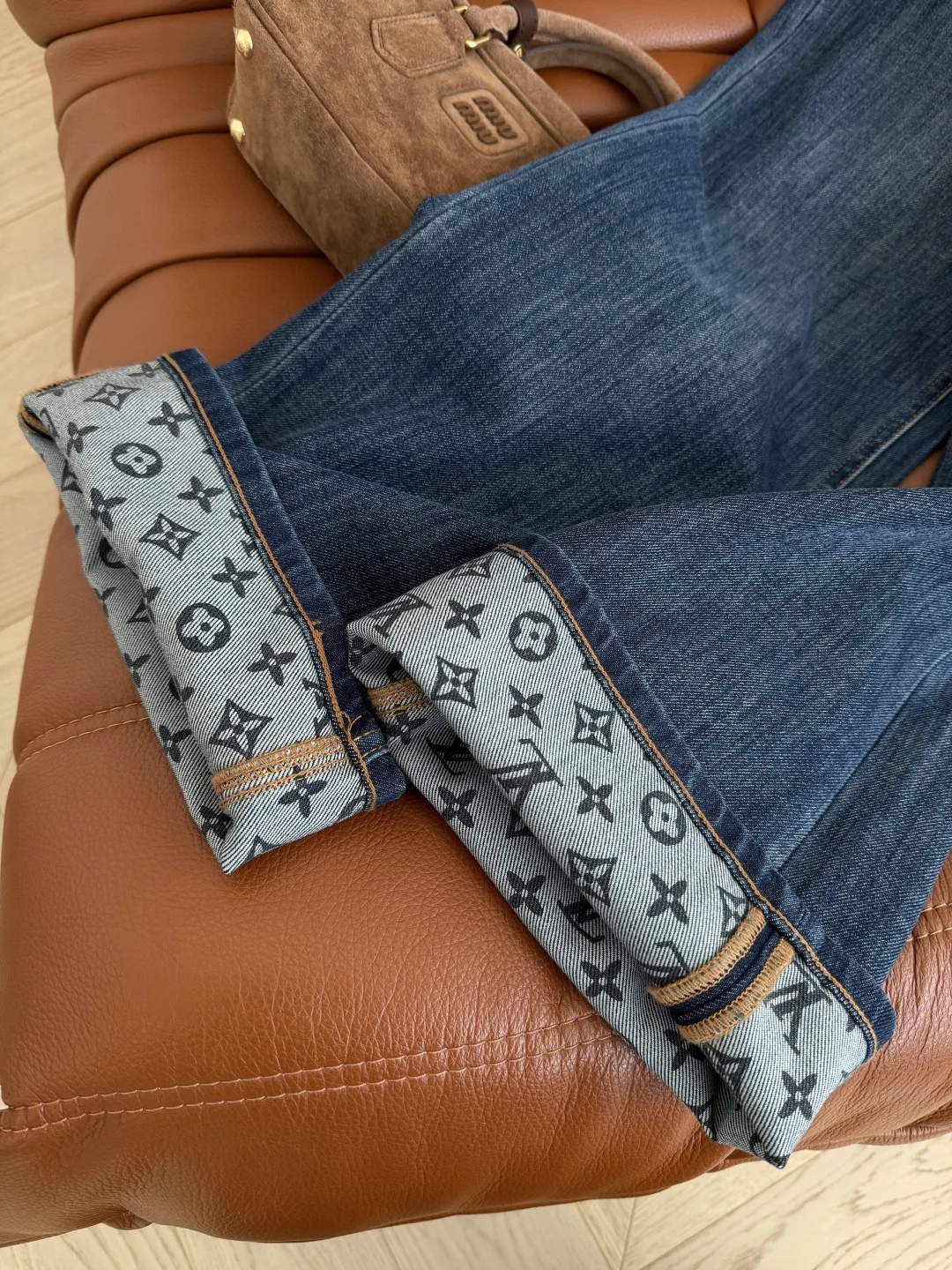 MIU MIU Trousers Blue S-L B45202609060818 - Image 6