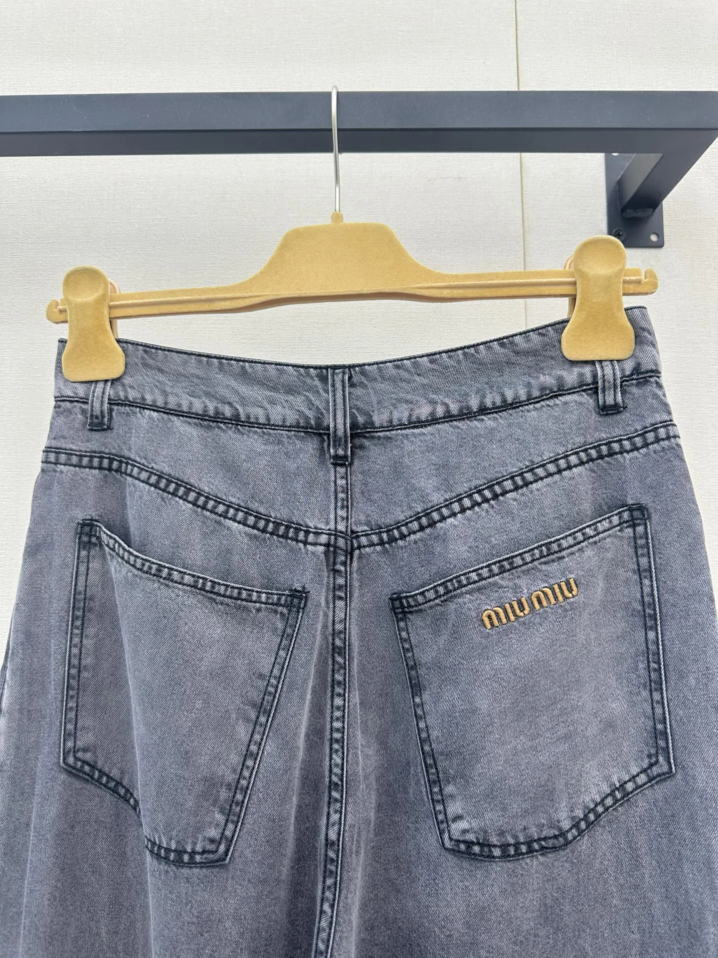 MIU MIU Trousers Cotton Grey S-M-L B65202609061353 - Image 8