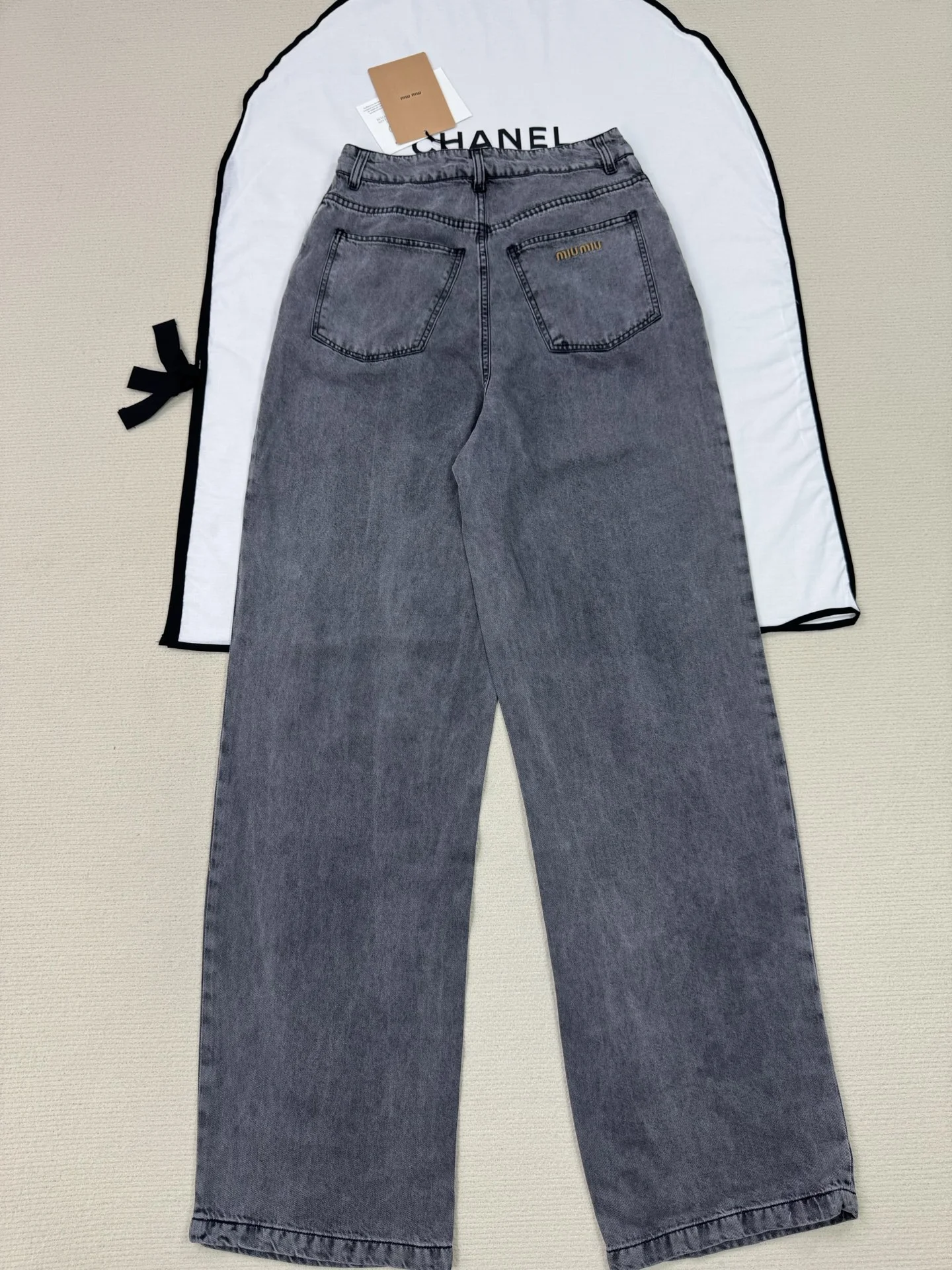 MIU MIU Trousers Grey S-L B75202609061756 - Image 12