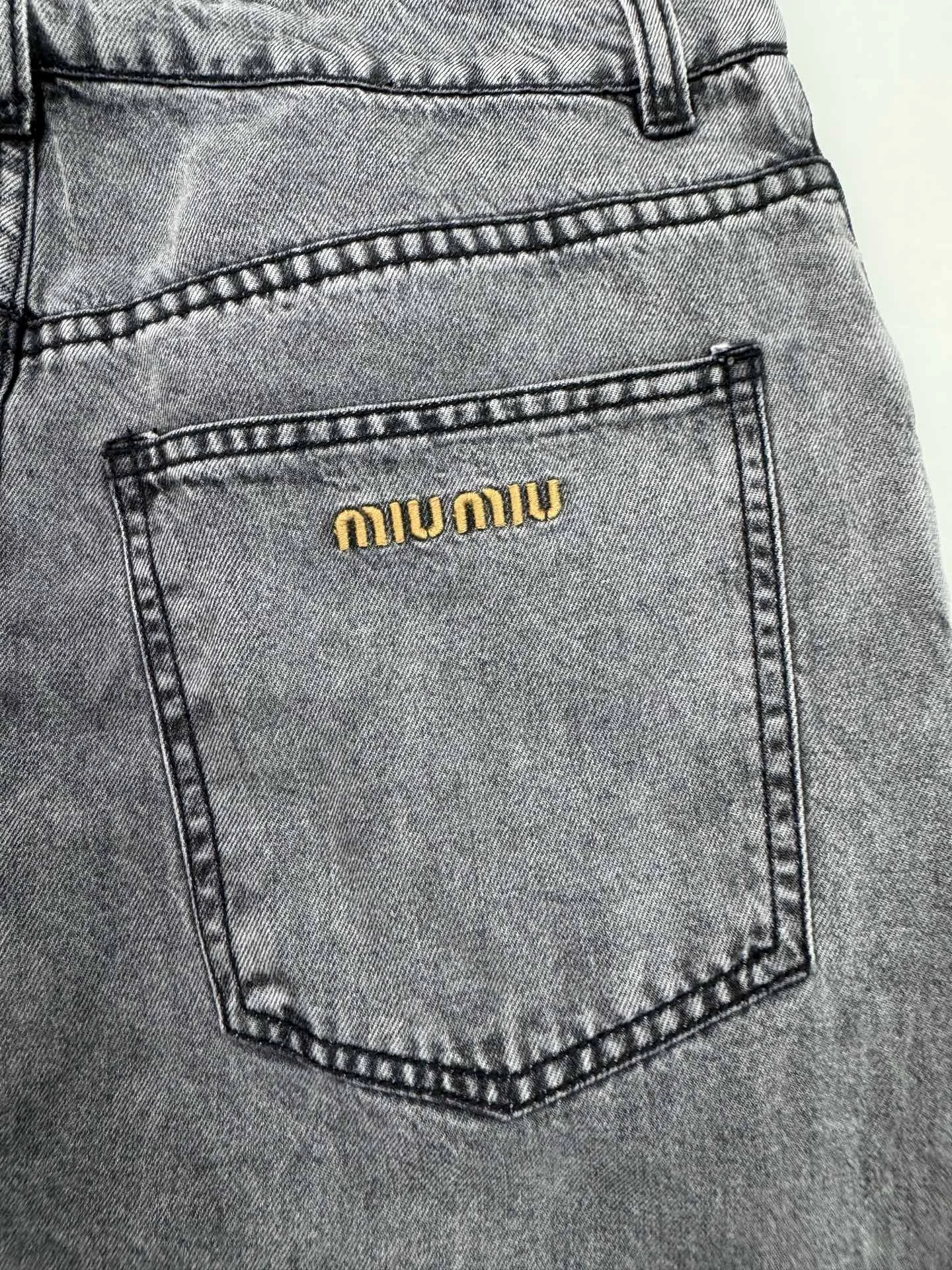 MIU MIU Trousers Grey S-L B75202609061756 - Image 3