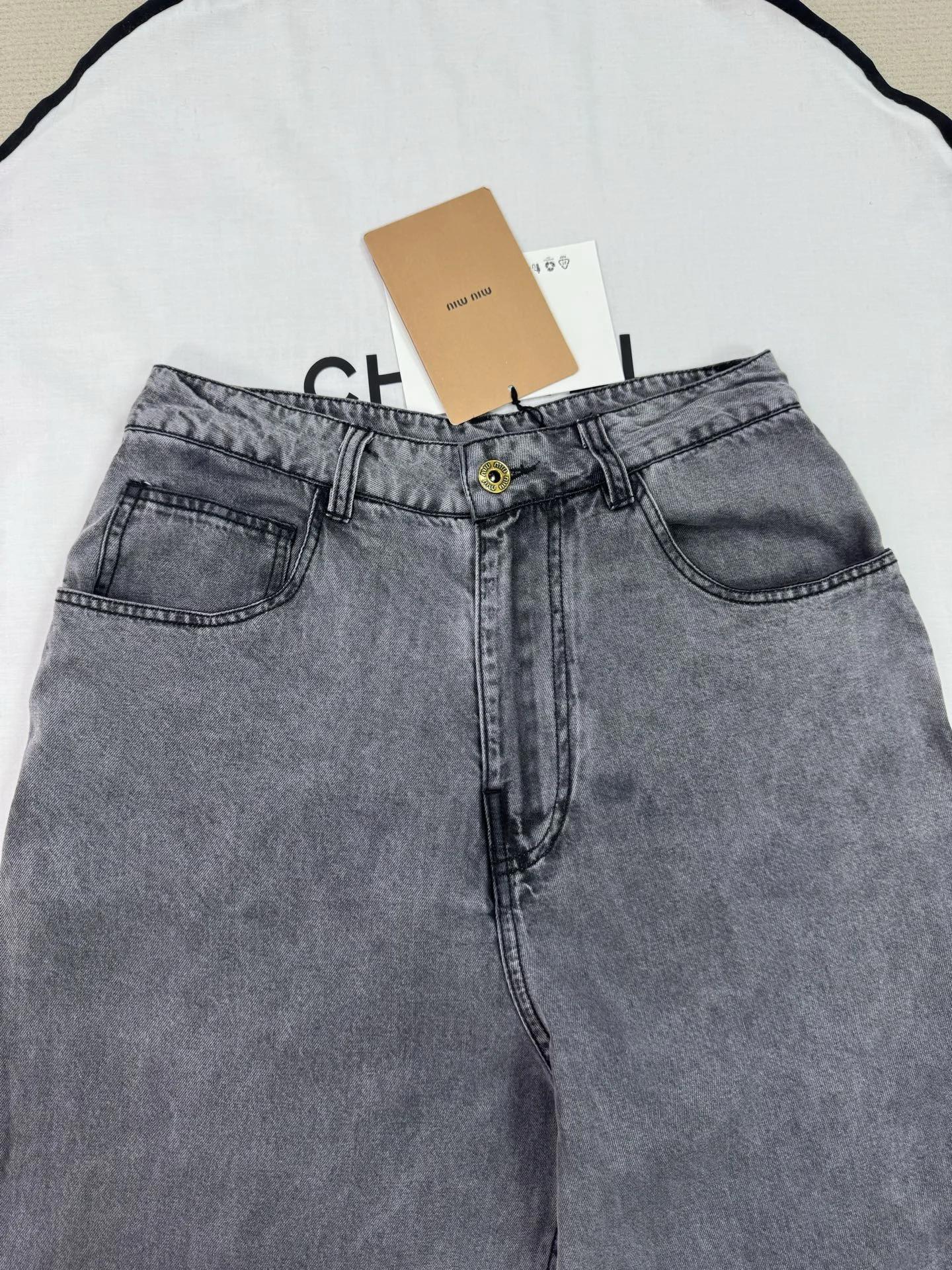 MIU MIU Trousers Grey S-L B75202609061756 - Image 8