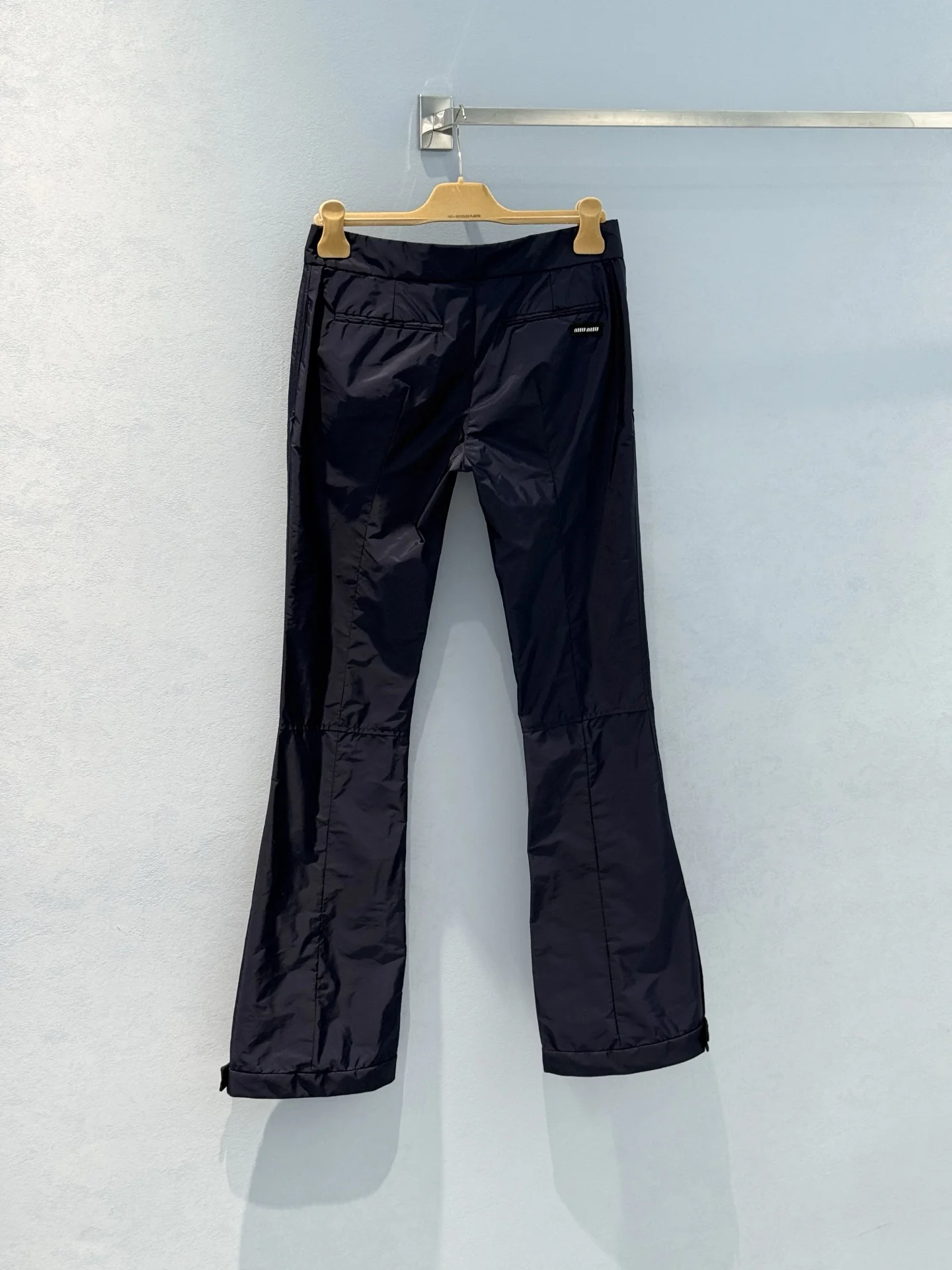 MIU MIU Trousers Nylon Navy-Blue S_M_L C00202609060371 - Image 2