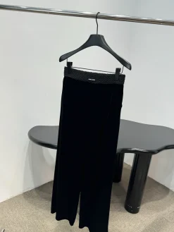 Alternative view of MIU MIU Trousers Silk Blend Black S-L B70202609060347