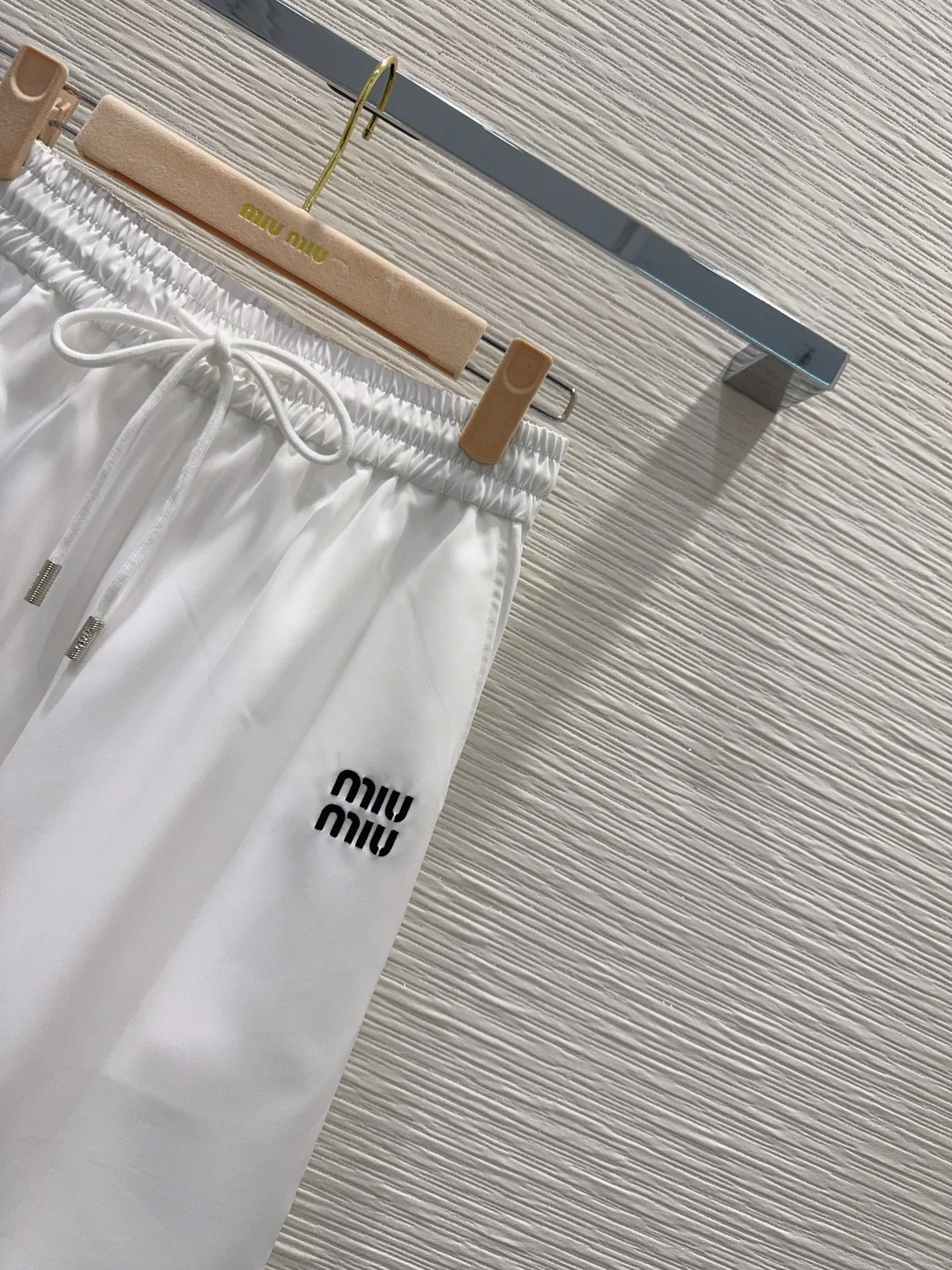 MIU MIU Trousers White-Black S-L B35202609062885 - Image 4