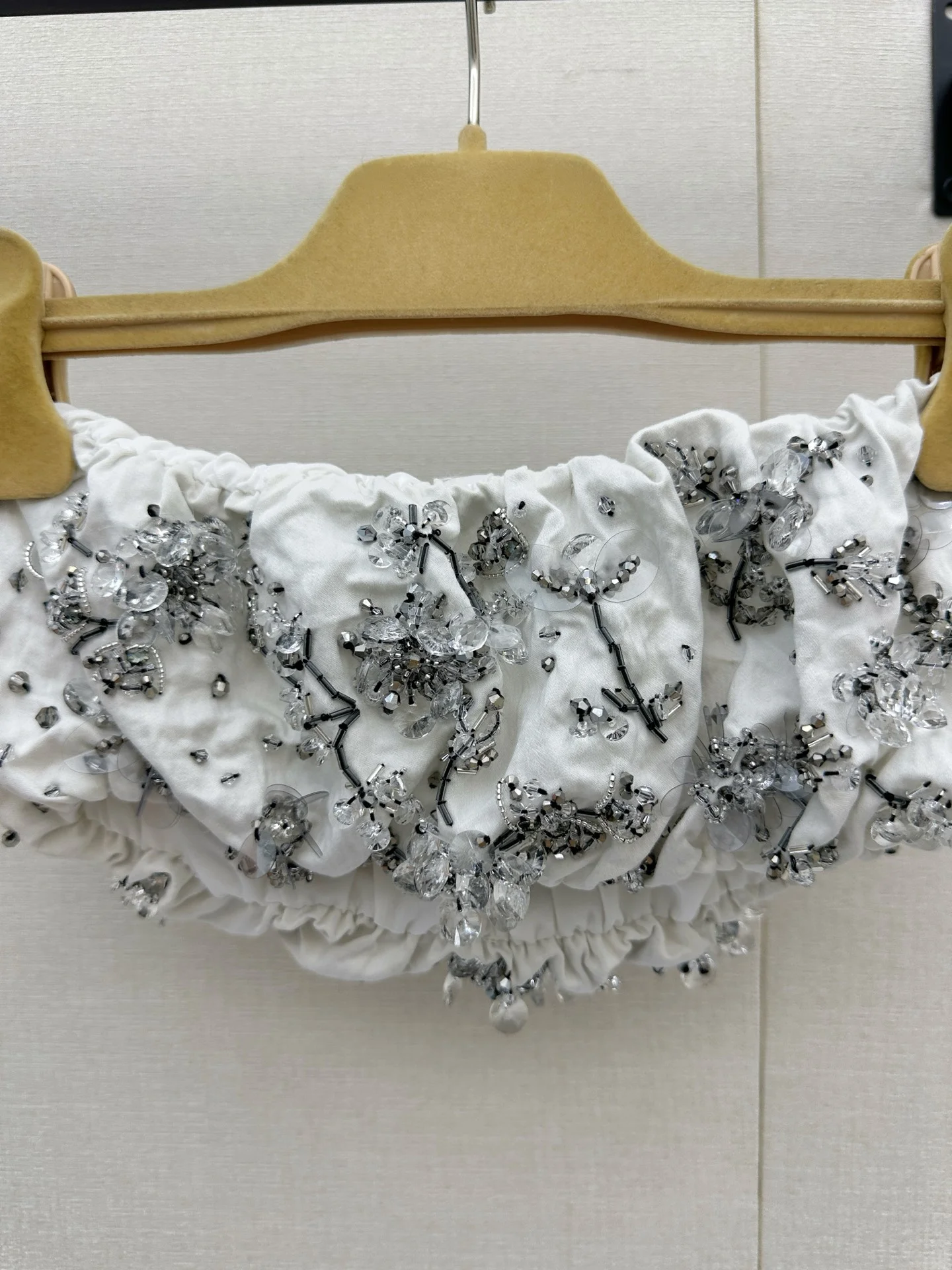 MIU MIU Vests Cotton White-Silver S M L H00202609060769 - Image 6