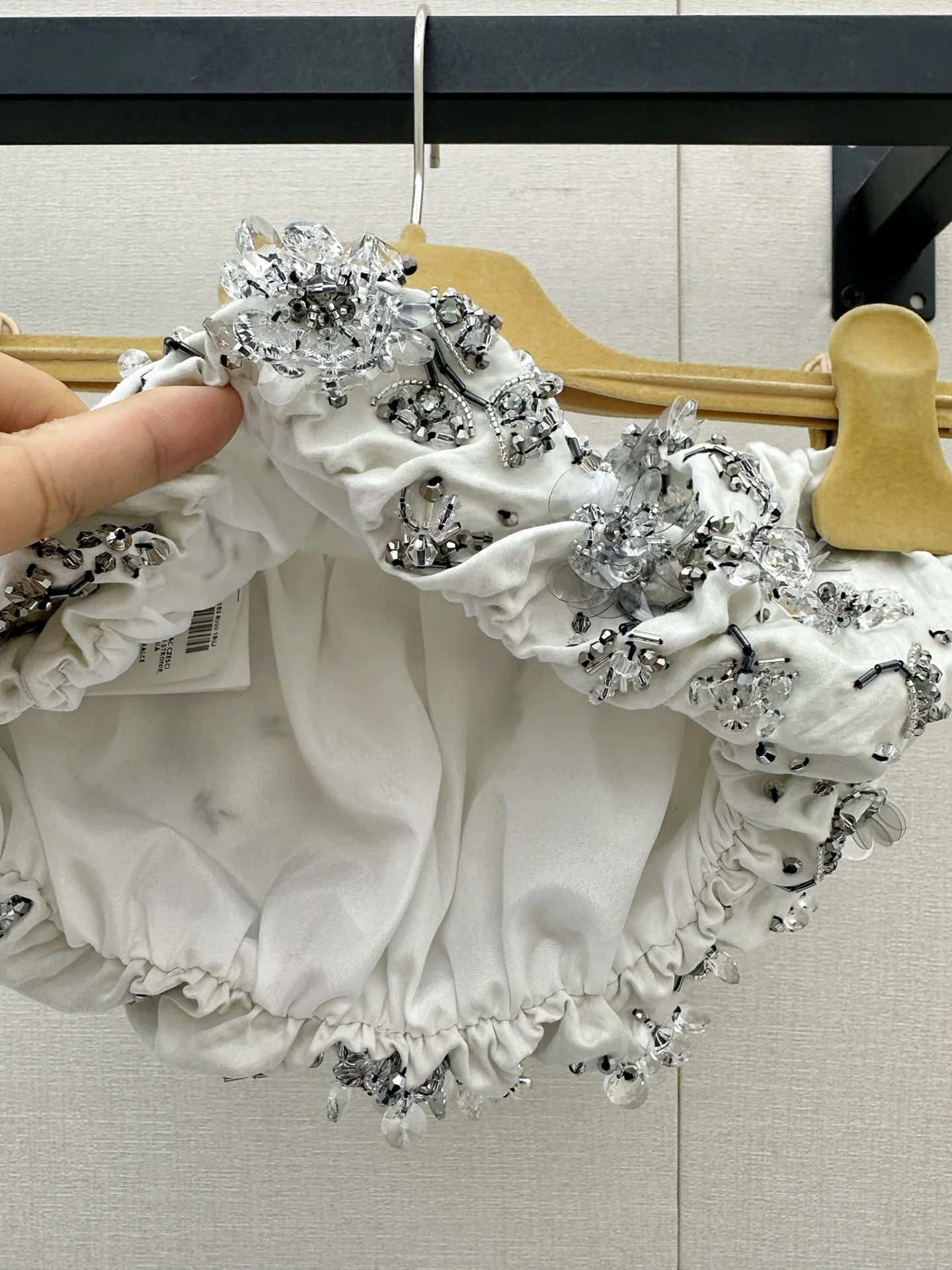 MIU MIU Vests Cotton White-Silver S M L H00202609060769 - Image 7