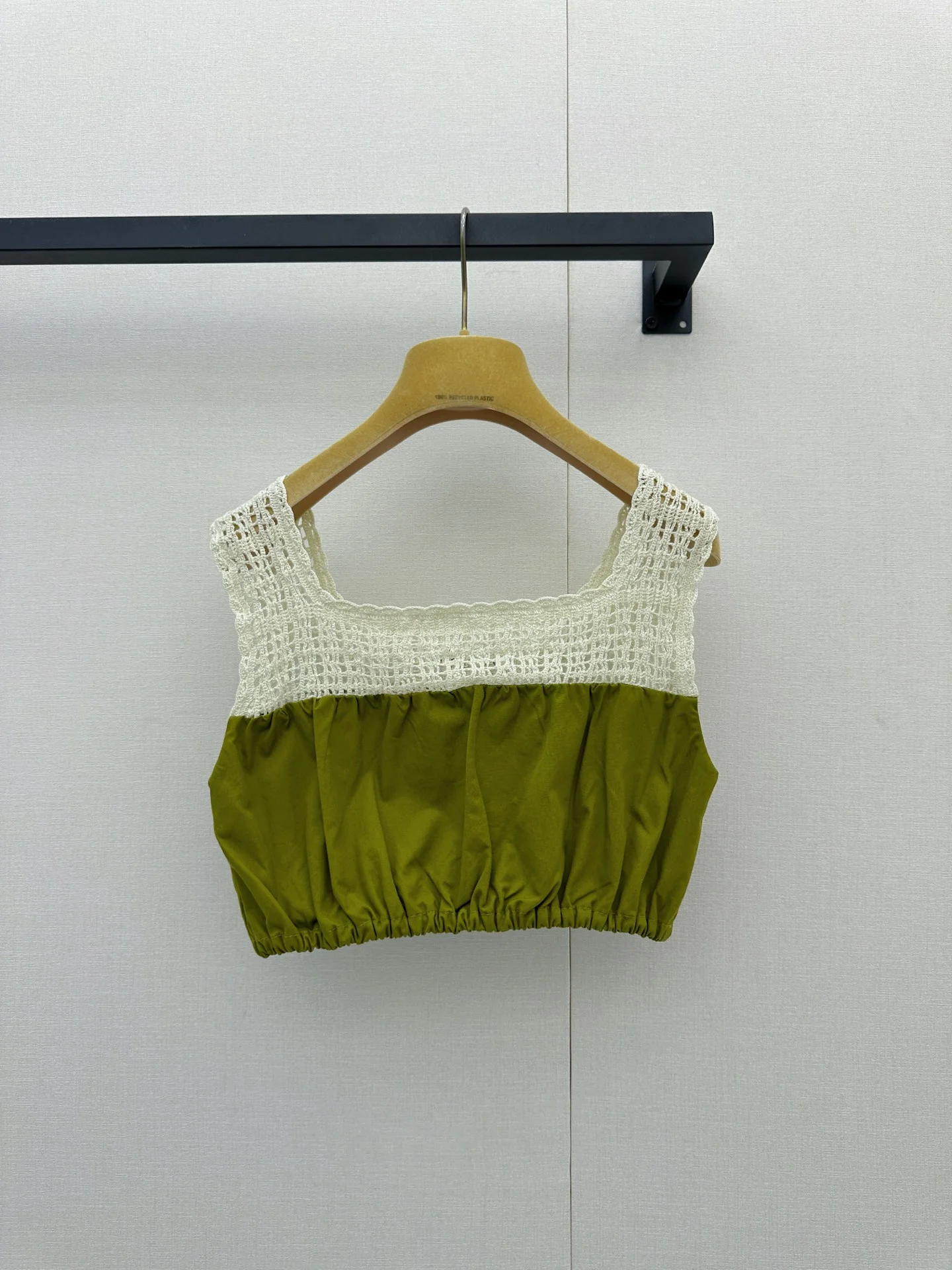 MIU MIU Vests Embroidered Lace White-Green S-L D15202609061359 - Image 7