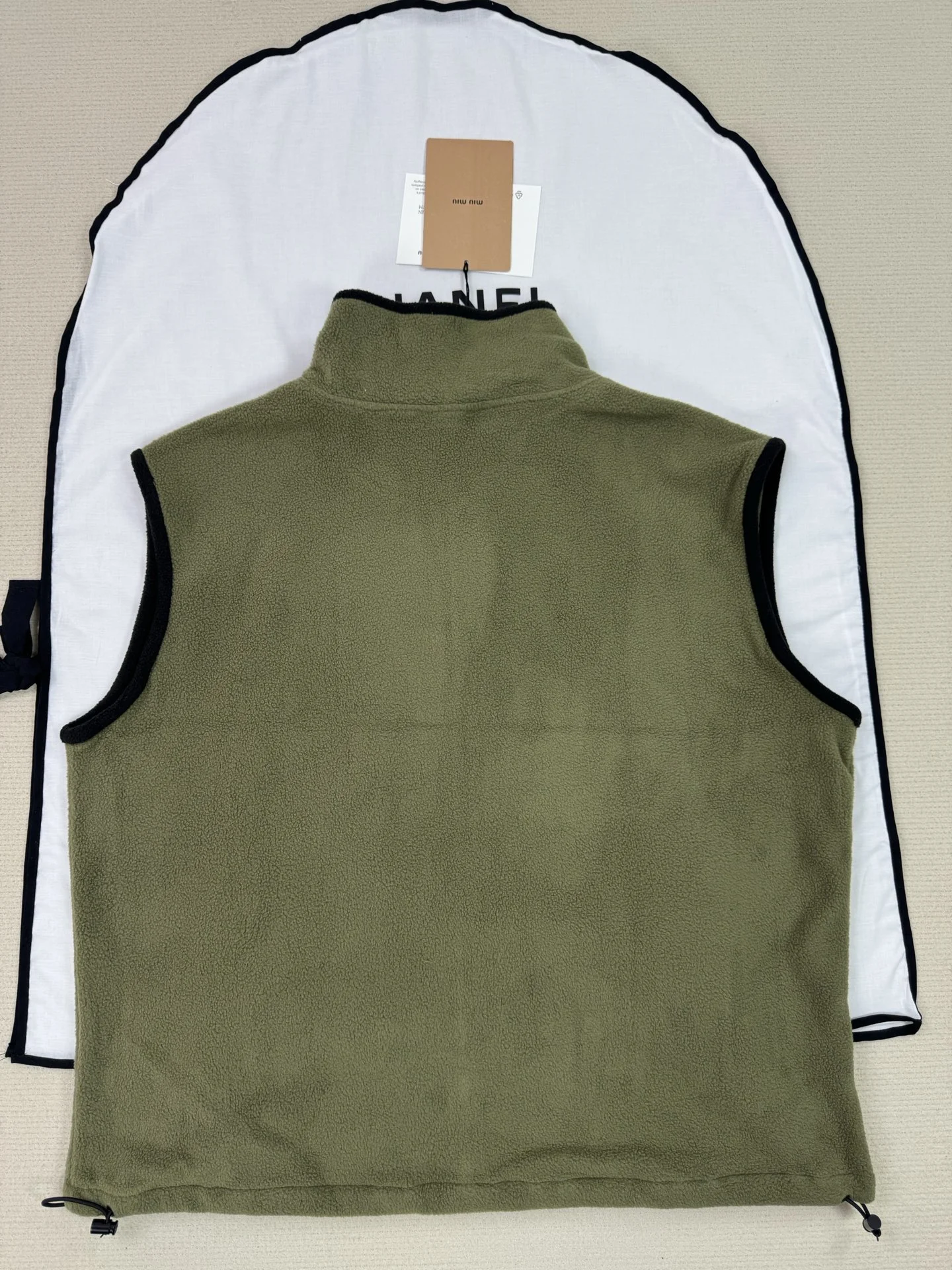 MIU MIU Vests Green-Black S-L B85202609063140 - Image 2