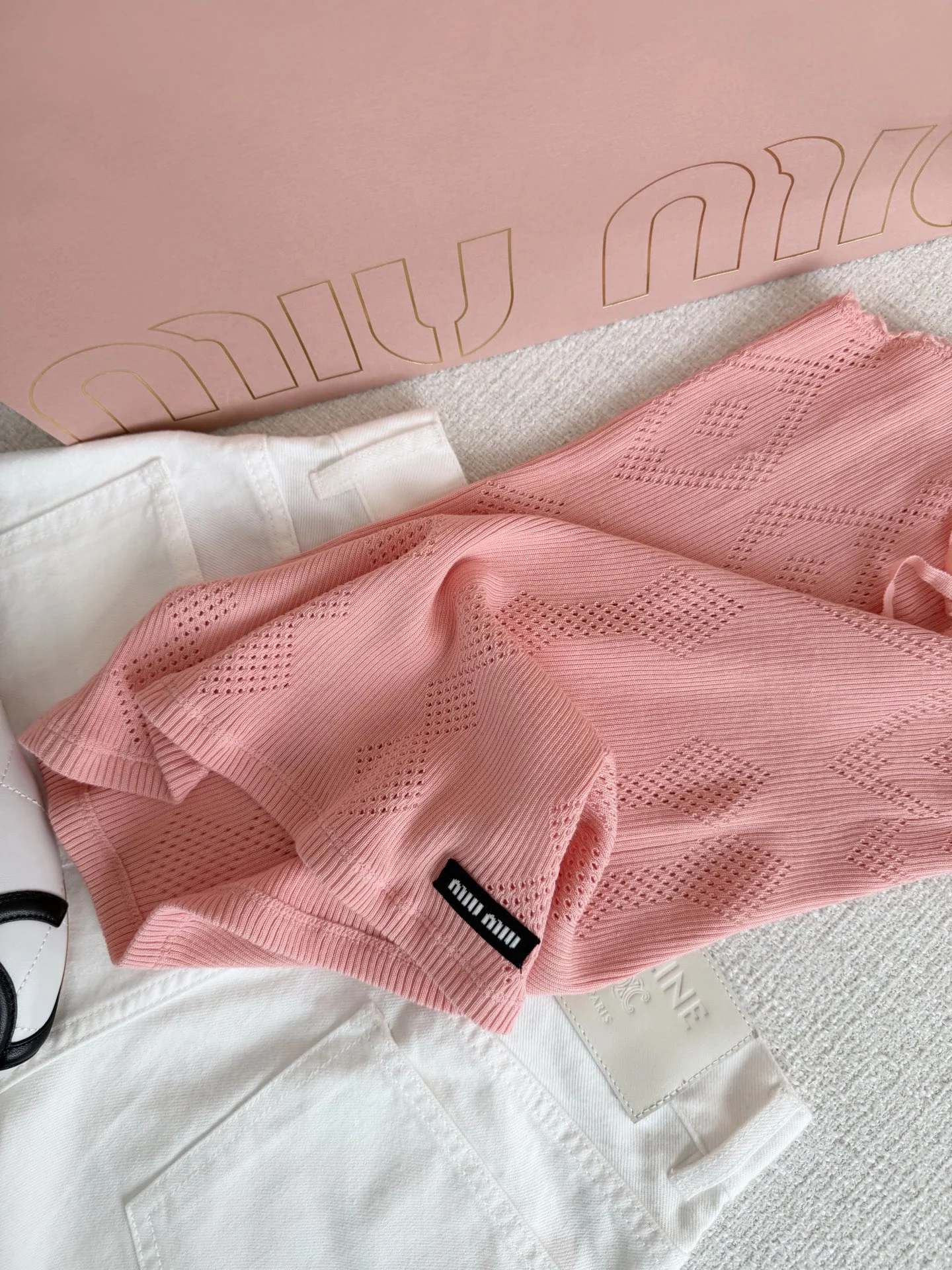 MIU MIU Vests Pink S-L B20202609060273 - Image 6