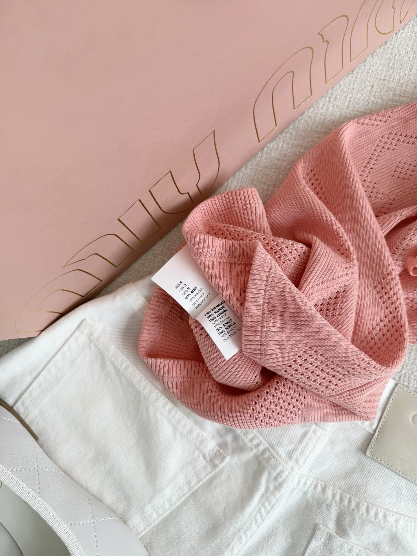 MIU MIU Vests Pink S-L B20202609060273 - Image 7