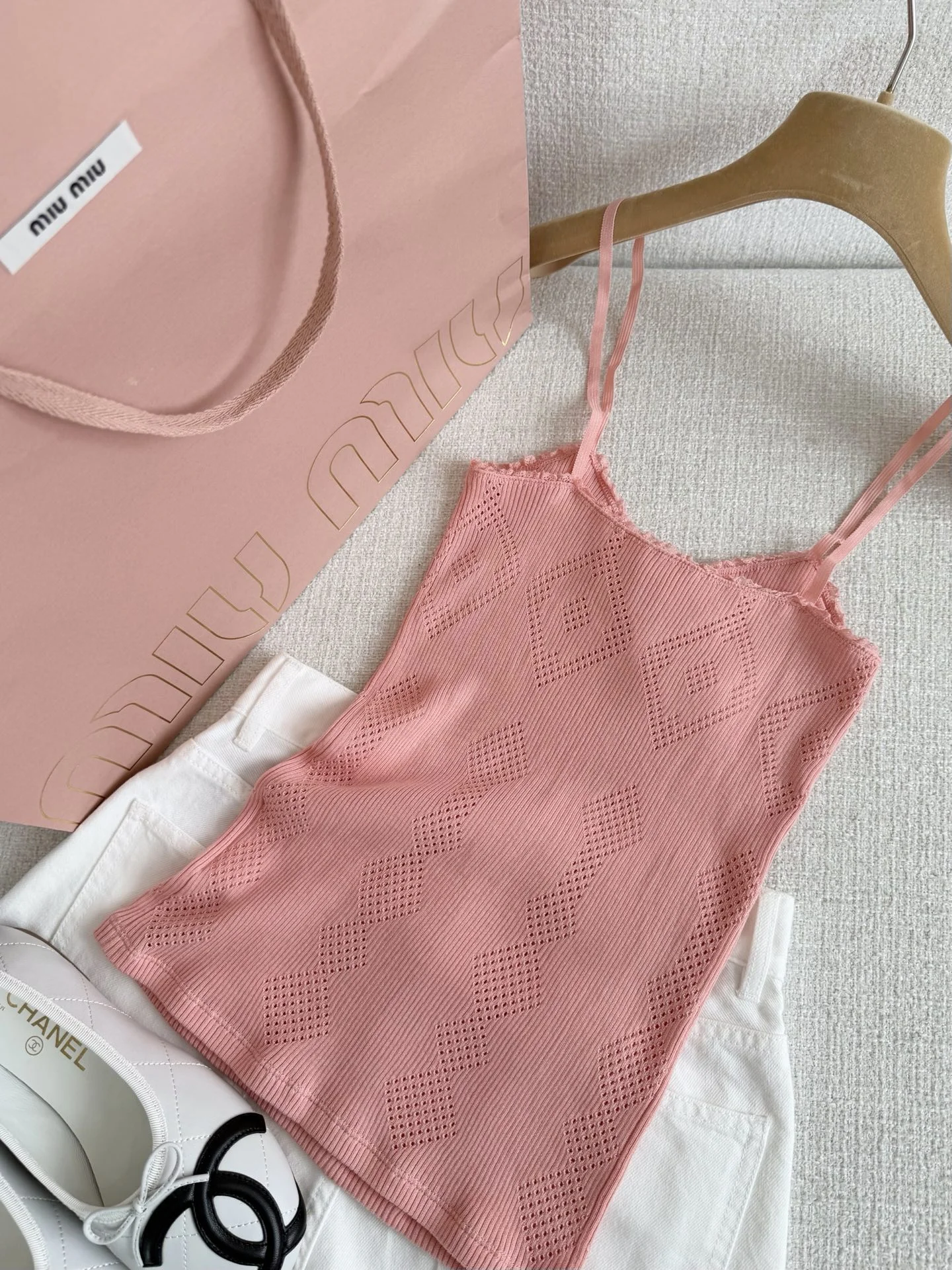 MIU MIU Vests Pink S-L B20202609060273 - Image 9