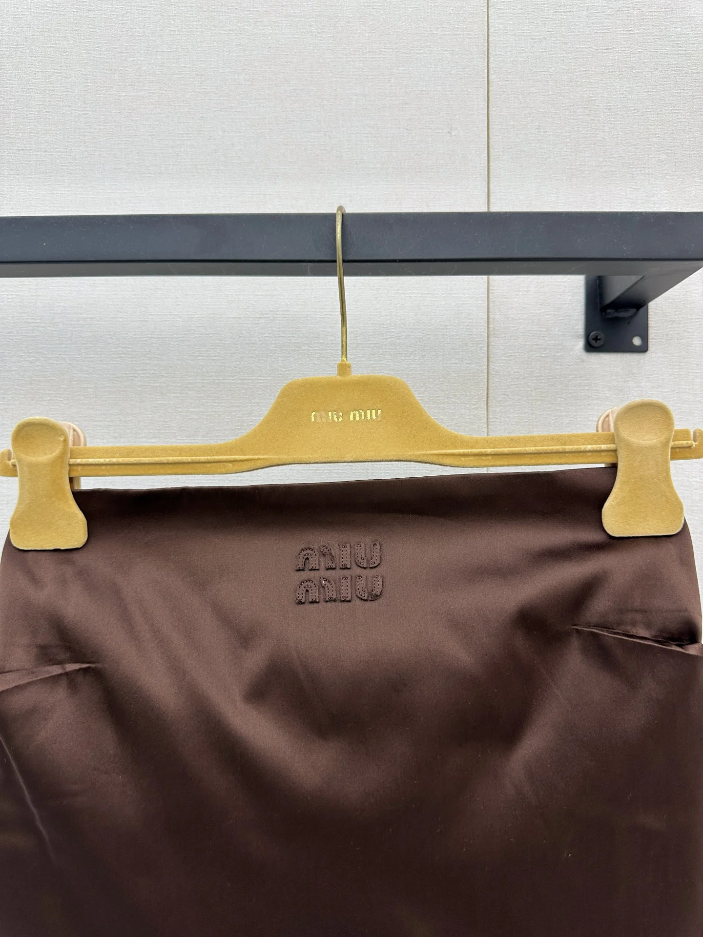 MIU MIU Vests Silk Brown S-M-L C15202609063236 - Image 2