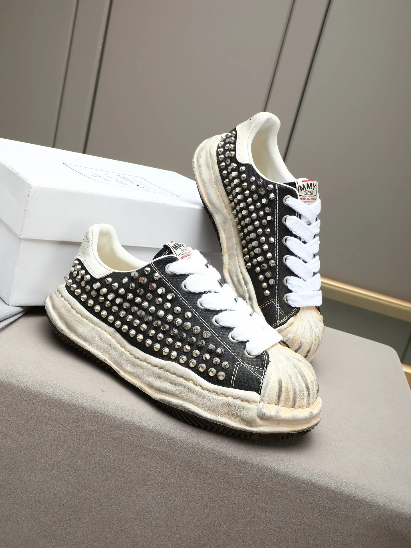 MMY Sneakers Fabric EVA Black-White EU35-46 C00202609110706 - Image 4
