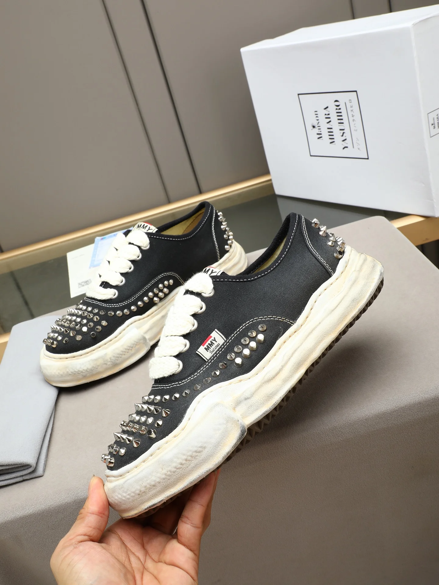 MMY Sneakers Fabric EVA Black-White EU35-46 C00202609110709 - Image 2