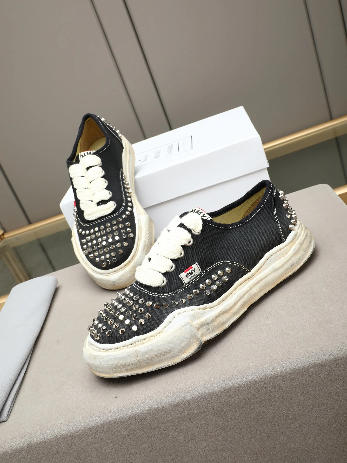 MMY Sneakers Fabric EVA Black-White EU35-46 C00202609110709 - Image 7