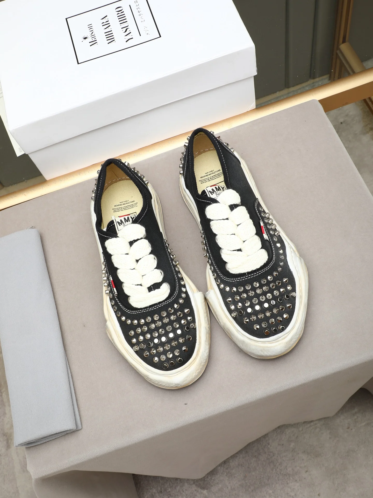 MMY Sneakers Fabric EVA Black-White EU35-46 C00202609110709 - Image 8
