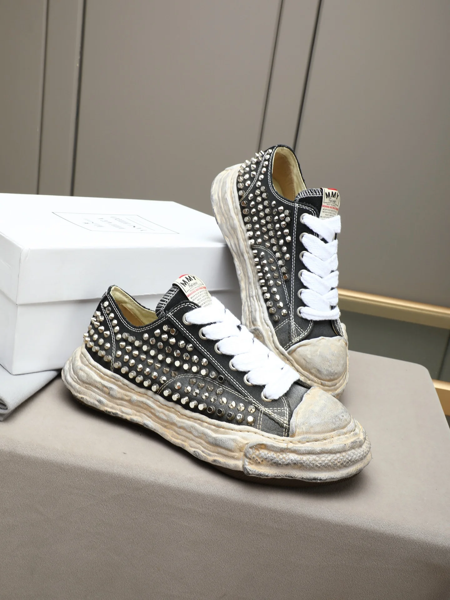 MMY Sneakers Fabric EVA Black-White EU35-46 C30202609110702 - Image 4