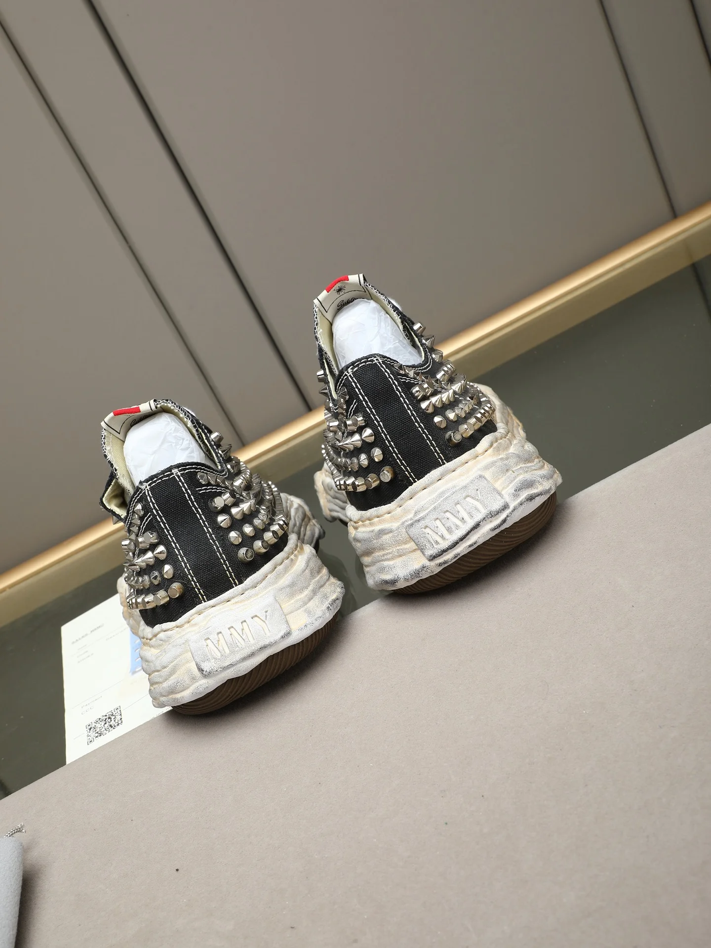 MMY Sneakers Fabric EVA Black-White EU35-46 C30202609110702 - Image 5