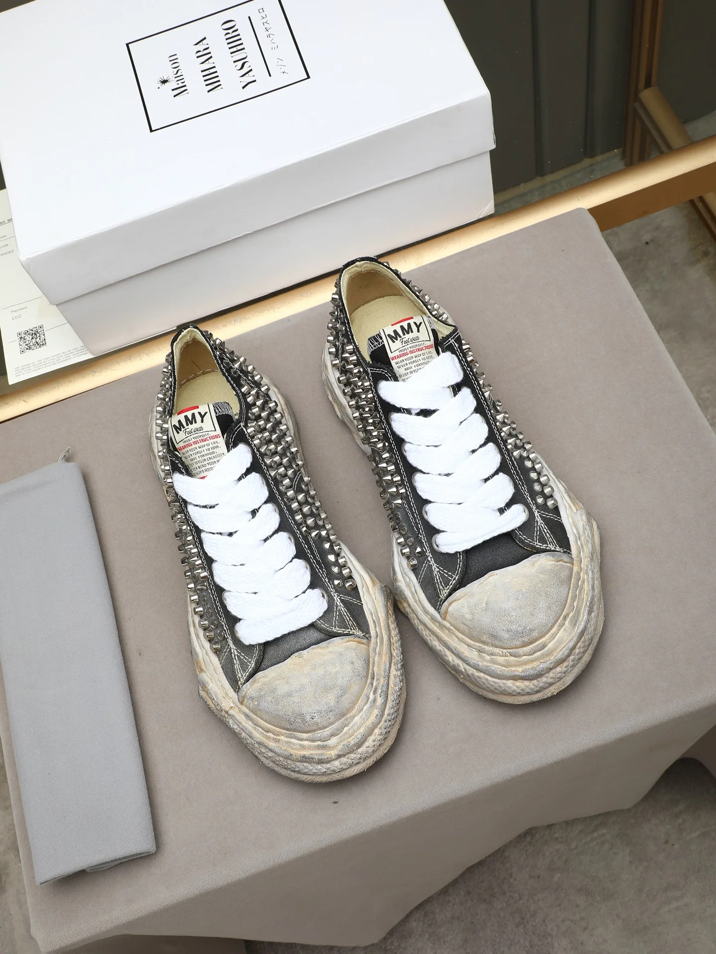 MMY Sneakers Fabric EVA Black-White EU35-46 C30202609110702 - Image 7