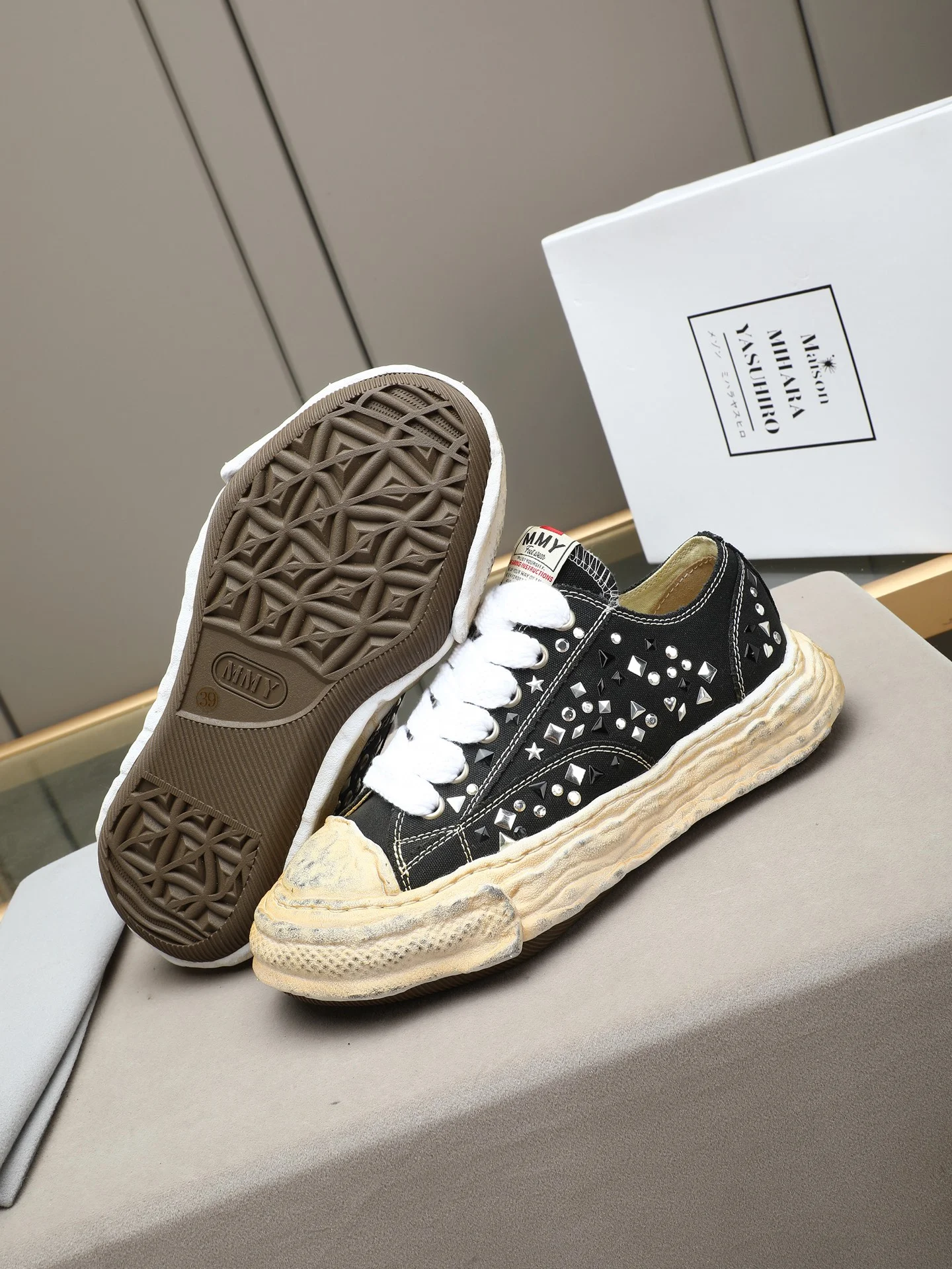 MMY Sneakers Fabric EVA Black-White EU35-46 C30202609110704 - Image 3