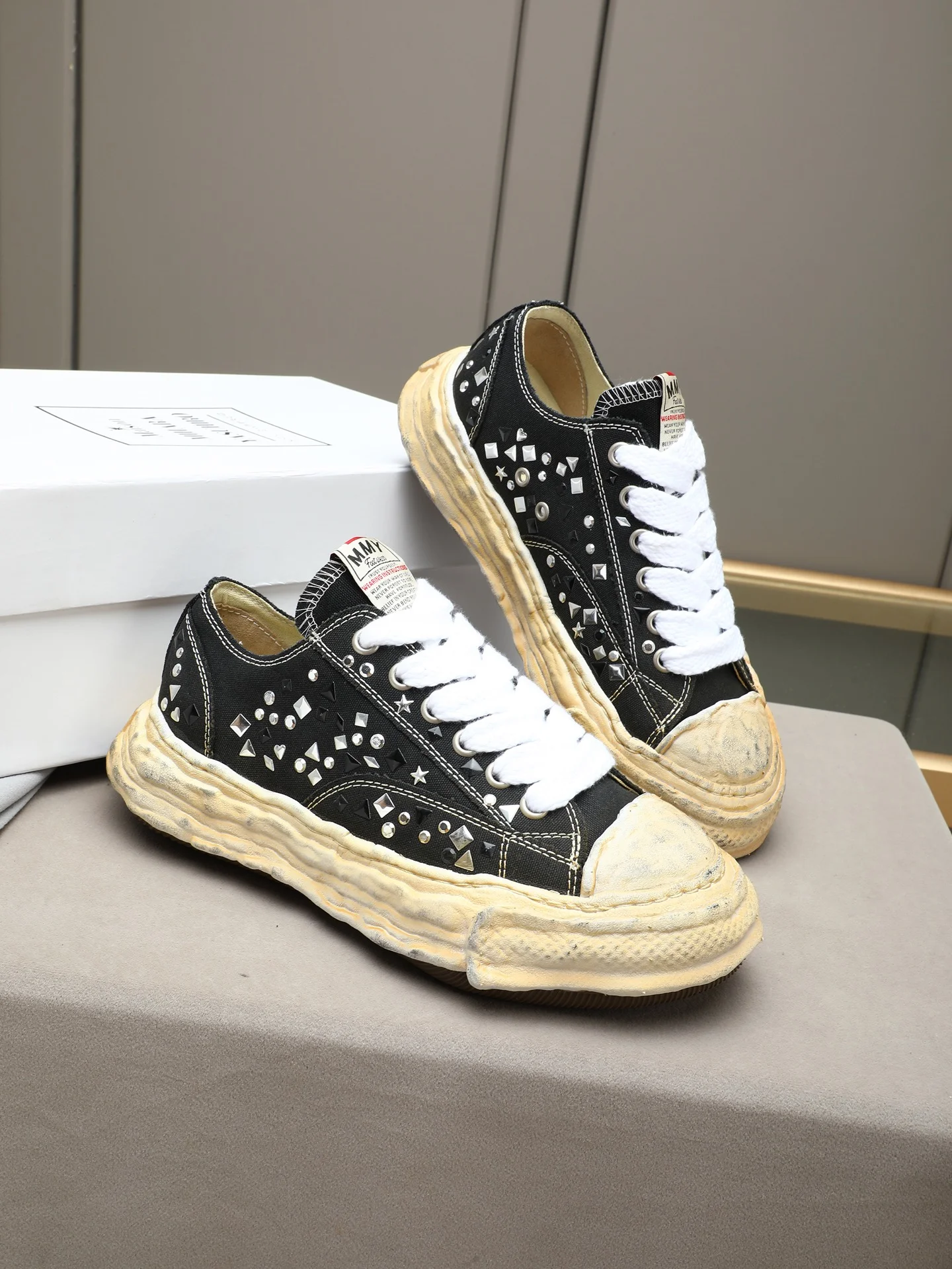 MMY Sneakers Fabric EVA Black-White EU35-46 C30202609110704 - Image 4