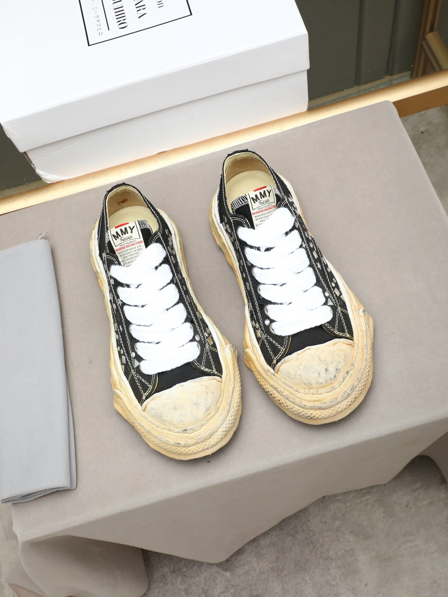 MMY Sneakers Fabric EVA Black-White EU35-46 C30202609110704 - Image 7