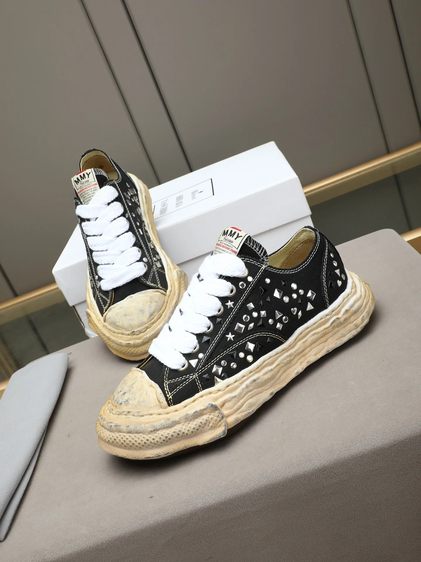 MMY Sneakers Fabric EVA Black-White EU35-46 C30202609110704 - Image 8