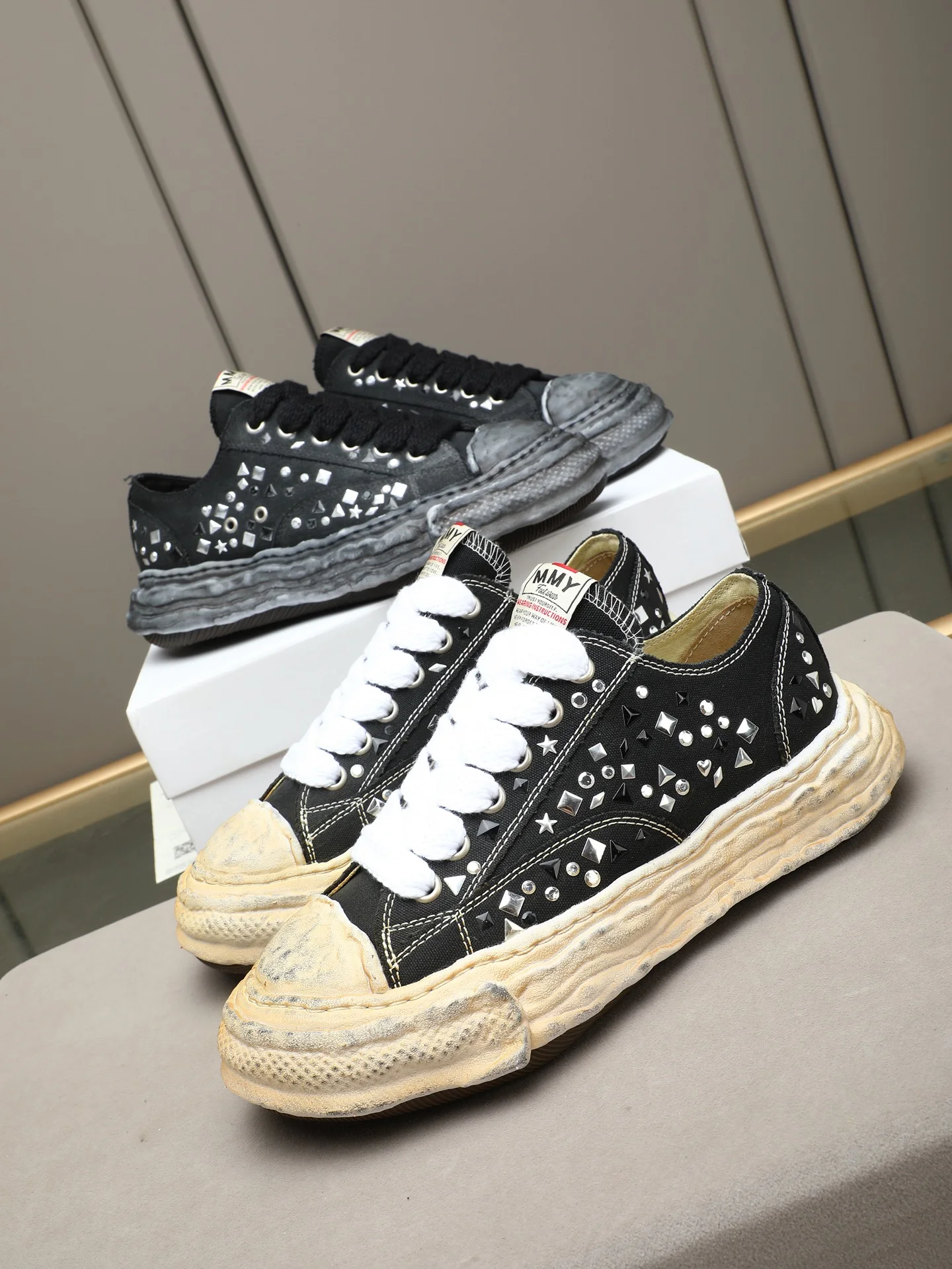 MMY Sneakers Fabric EVA Black-White EU35-46 C30202609110704 - Image 9