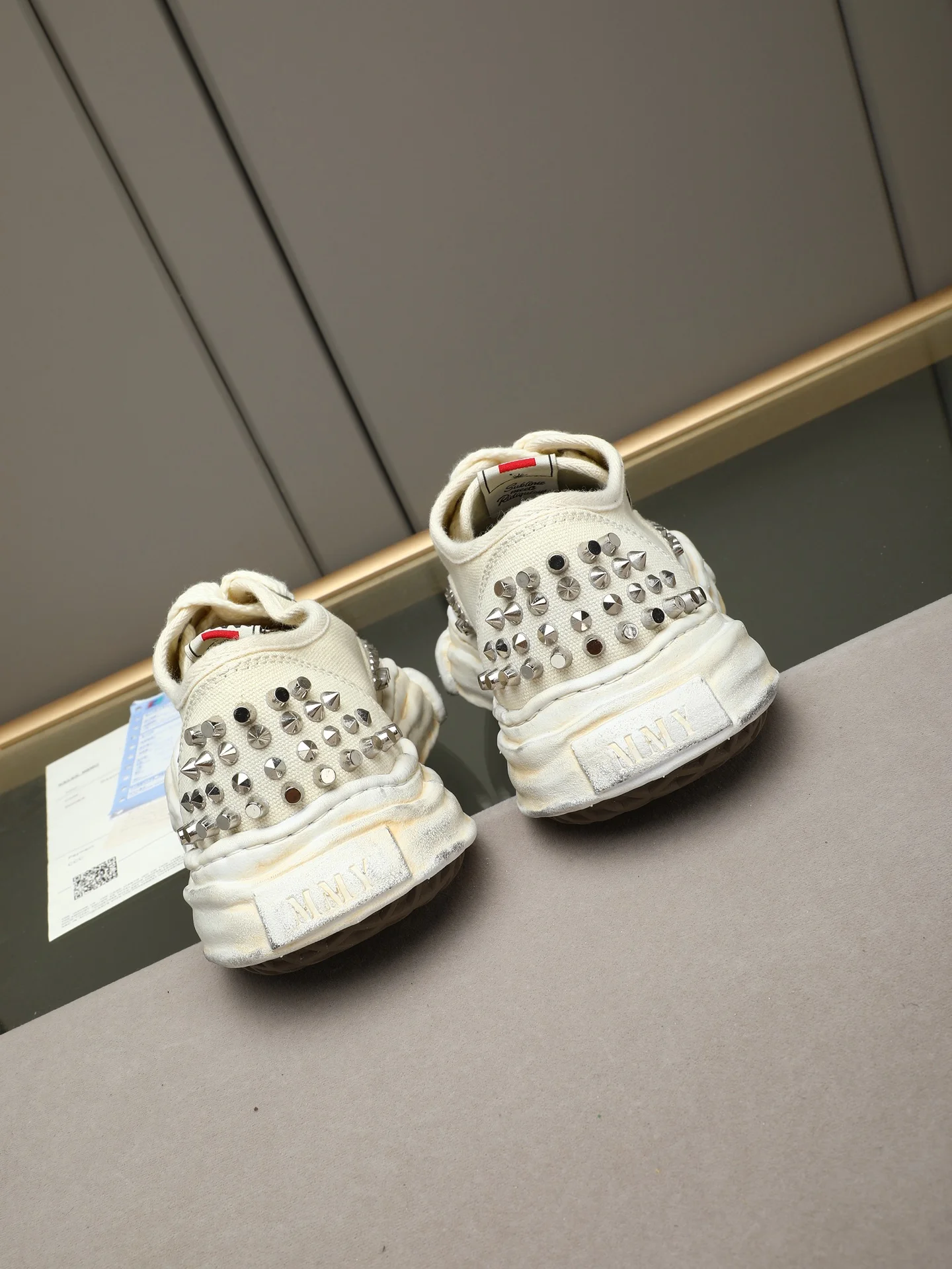 MMY Sneakers Fabric EVA Cream-Silver EU35-46 C00202609110710 - Image 5