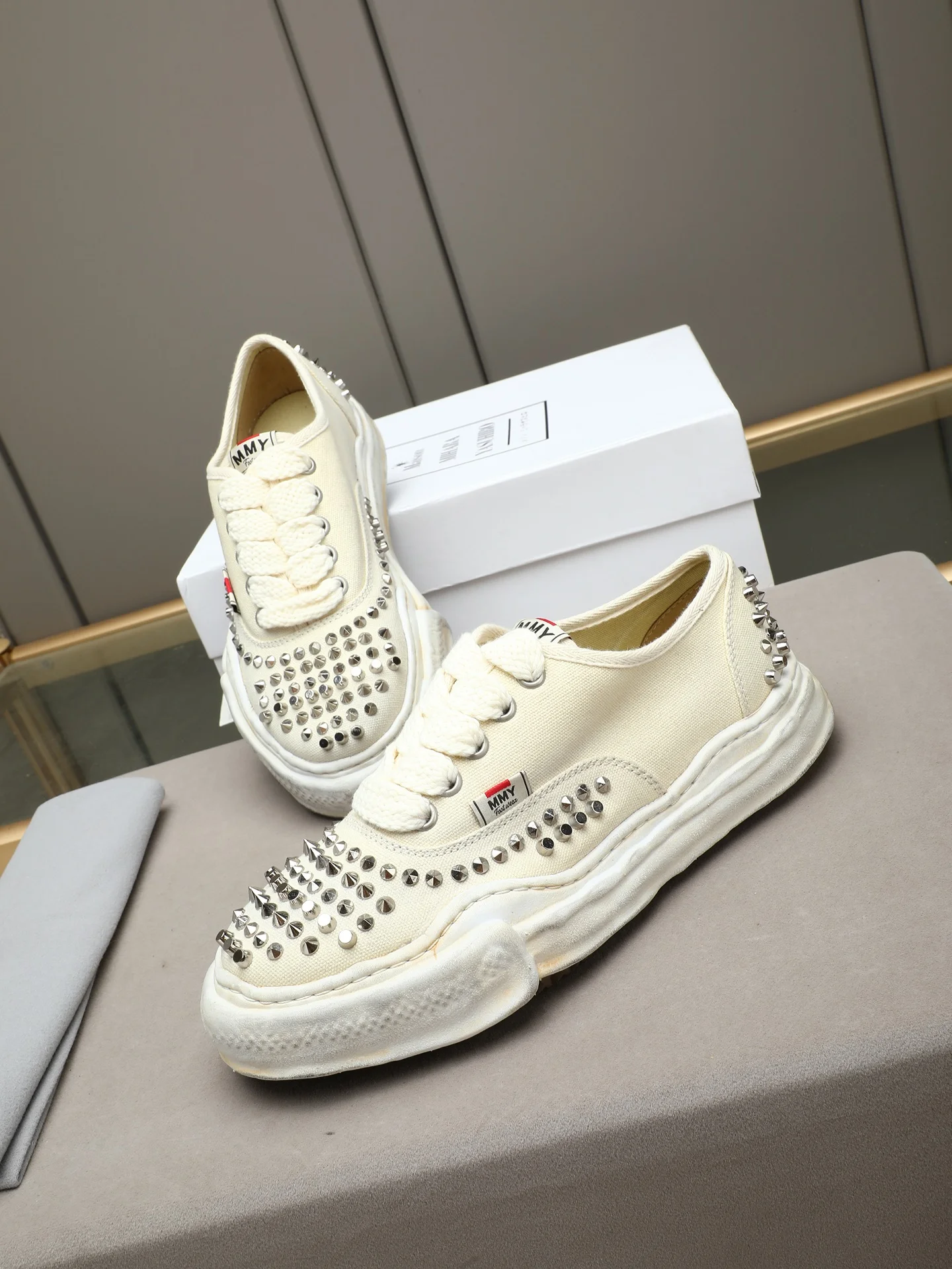 MMY Sneakers Fabric EVA Cream-Silver EU35-46 C00202609110710 - Image 7