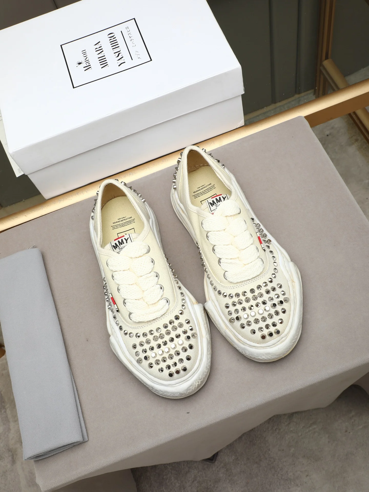 MMY Sneakers Fabric EVA Cream-Silver EU35-46 C00202609110710 - Image 8