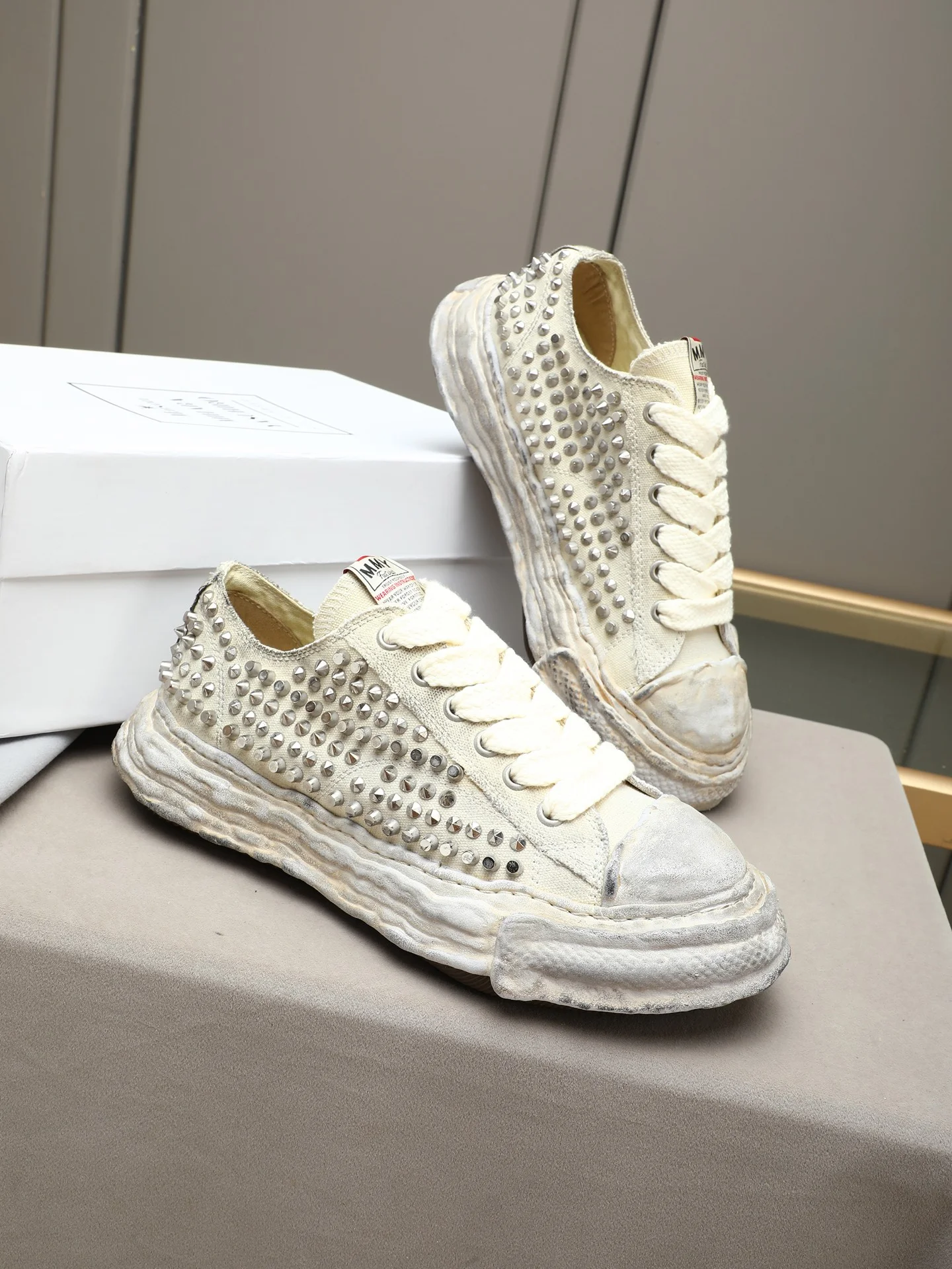 MMY Sneakers Fabric White-Silver EU35-46 C00202609110701 - Image 4