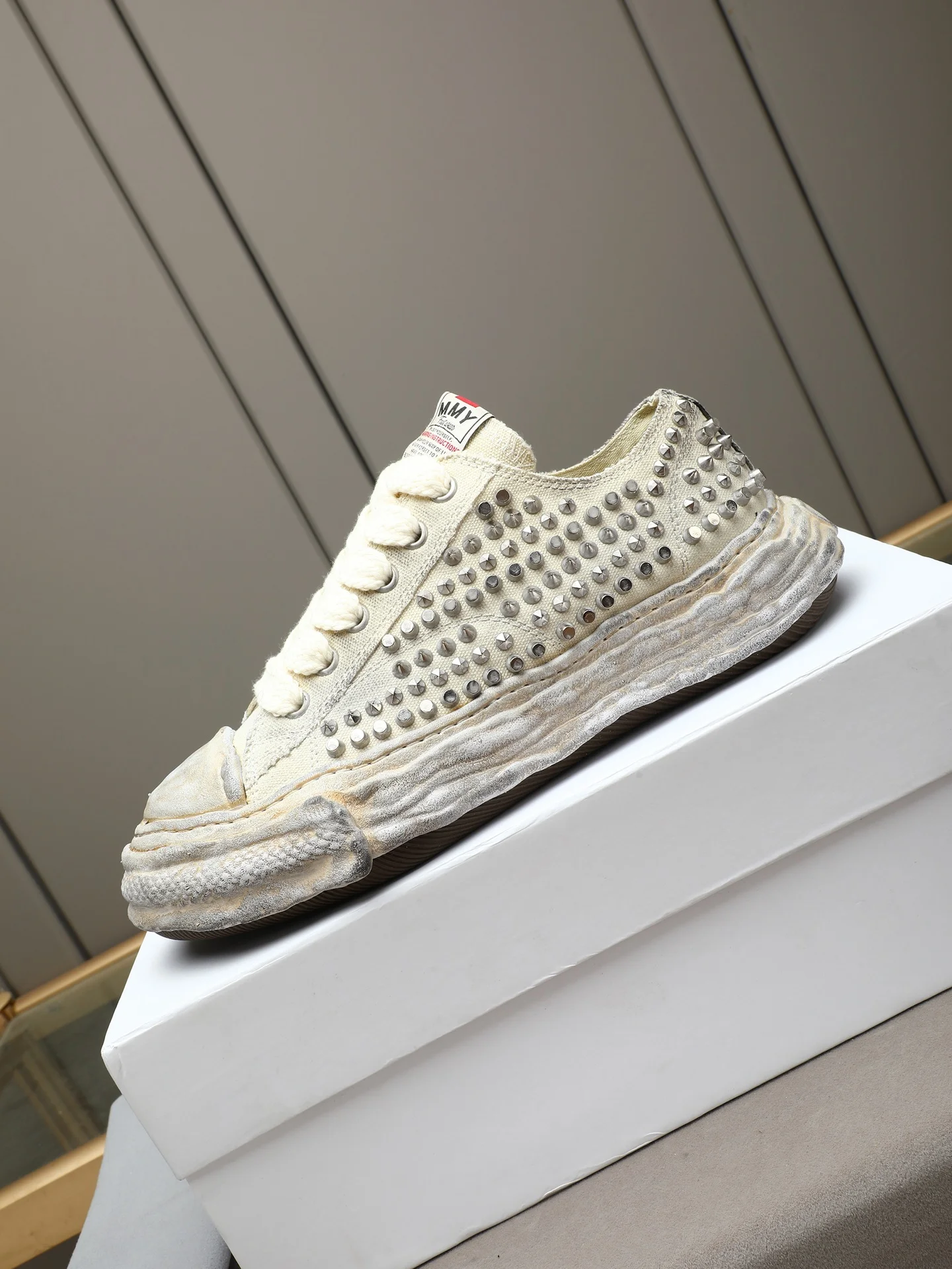 MMY Sneakers Fabric White-Silver EU35-46 C00202609110701 - Image 5