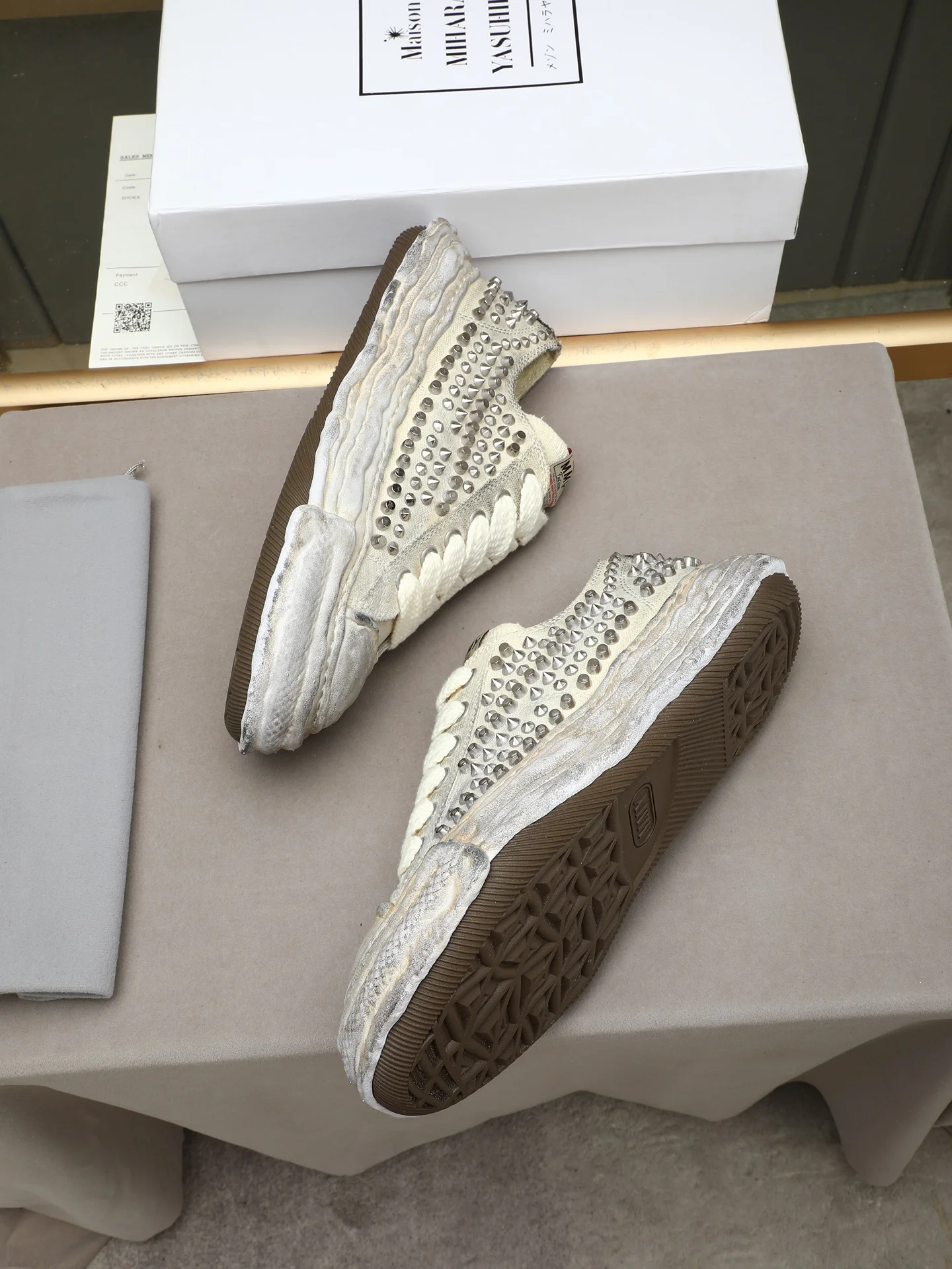 MMY Sneakers Fabric White-Silver EU35-46 C00202609110701 - Image 6