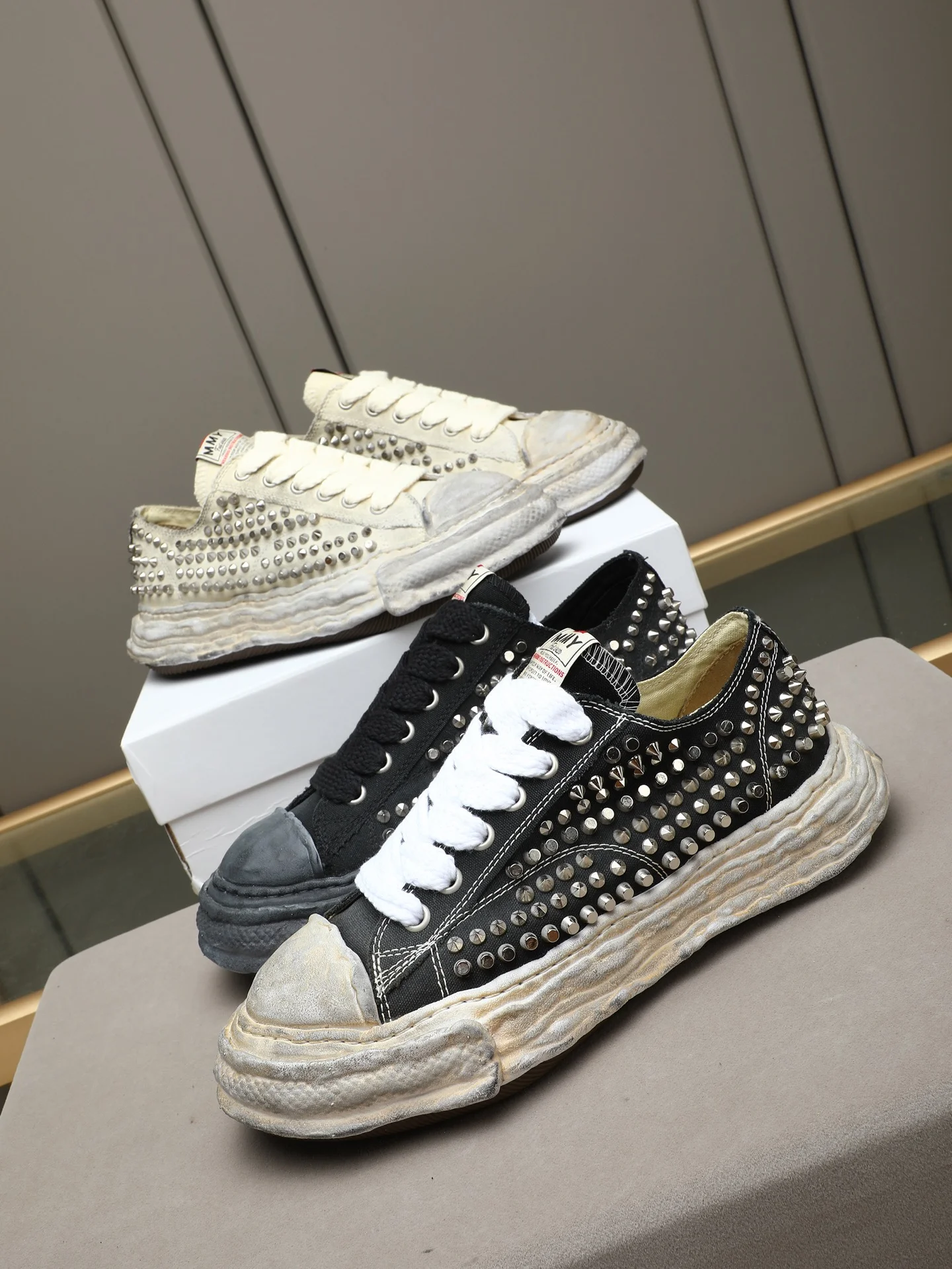 MMY Sneakers Fabric White-Silver EU35-46 C00202609110701 - Image 9