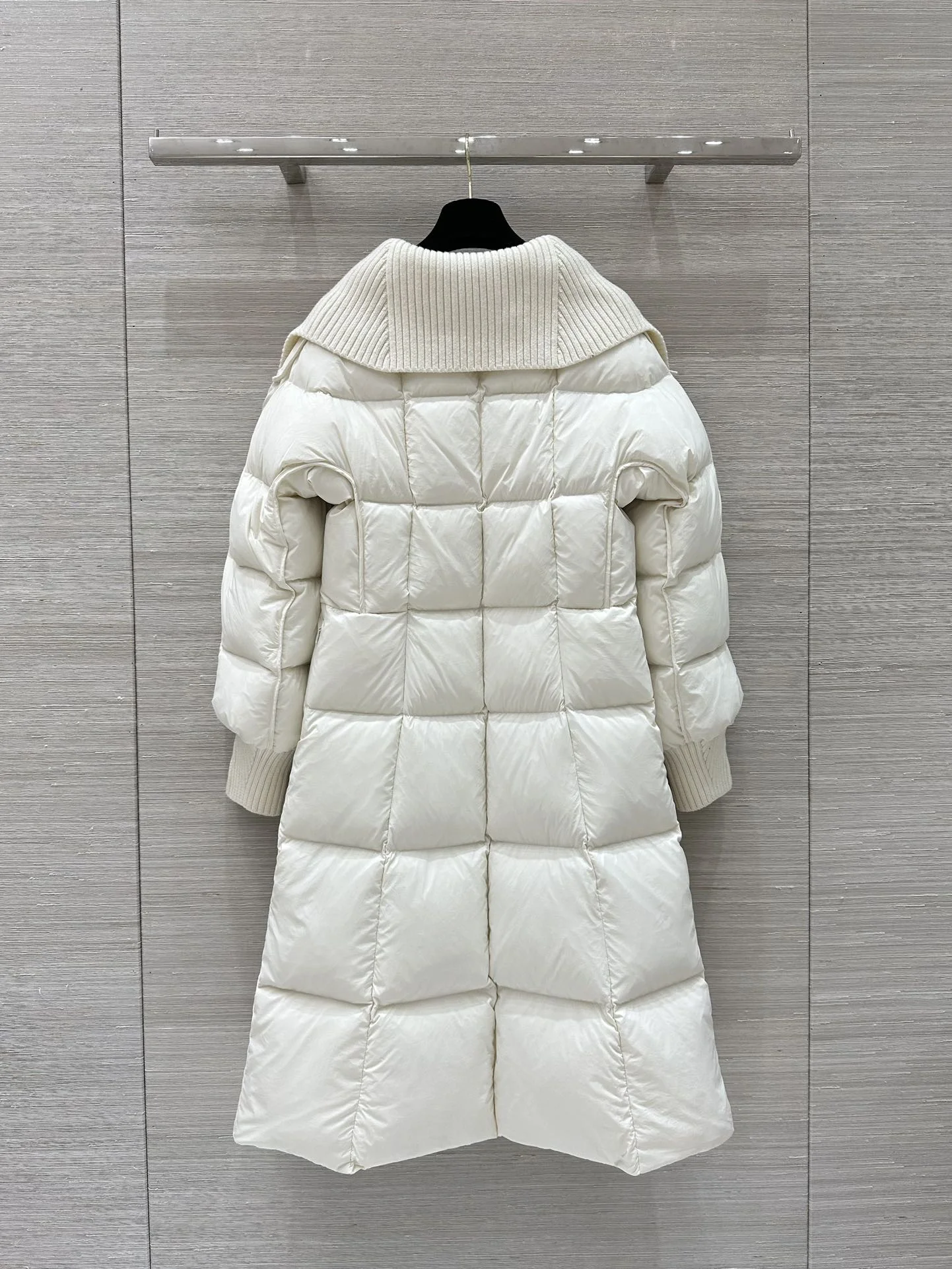 MONCLER Coats Down White S-M-L F80202609061200 - Image 8