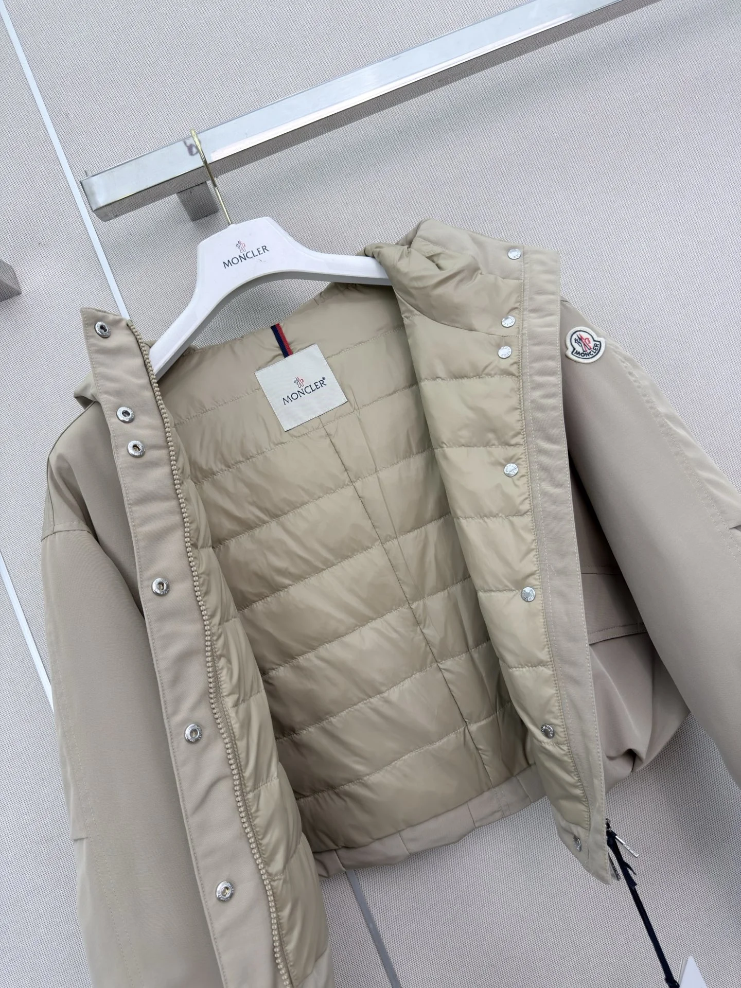 MONCLER Jackets Beige S-L E20202609061951 - Image 4