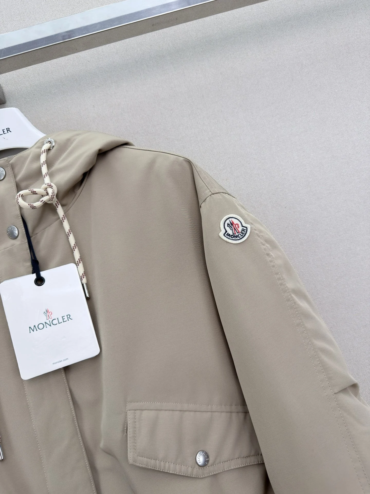 MONCLER Jackets Beige S-L E20202609061951 - Image 5